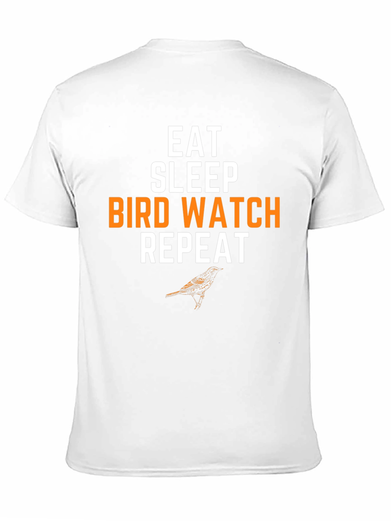Black Eat Sleep Bird Watch Repeat T-Shirt view 11