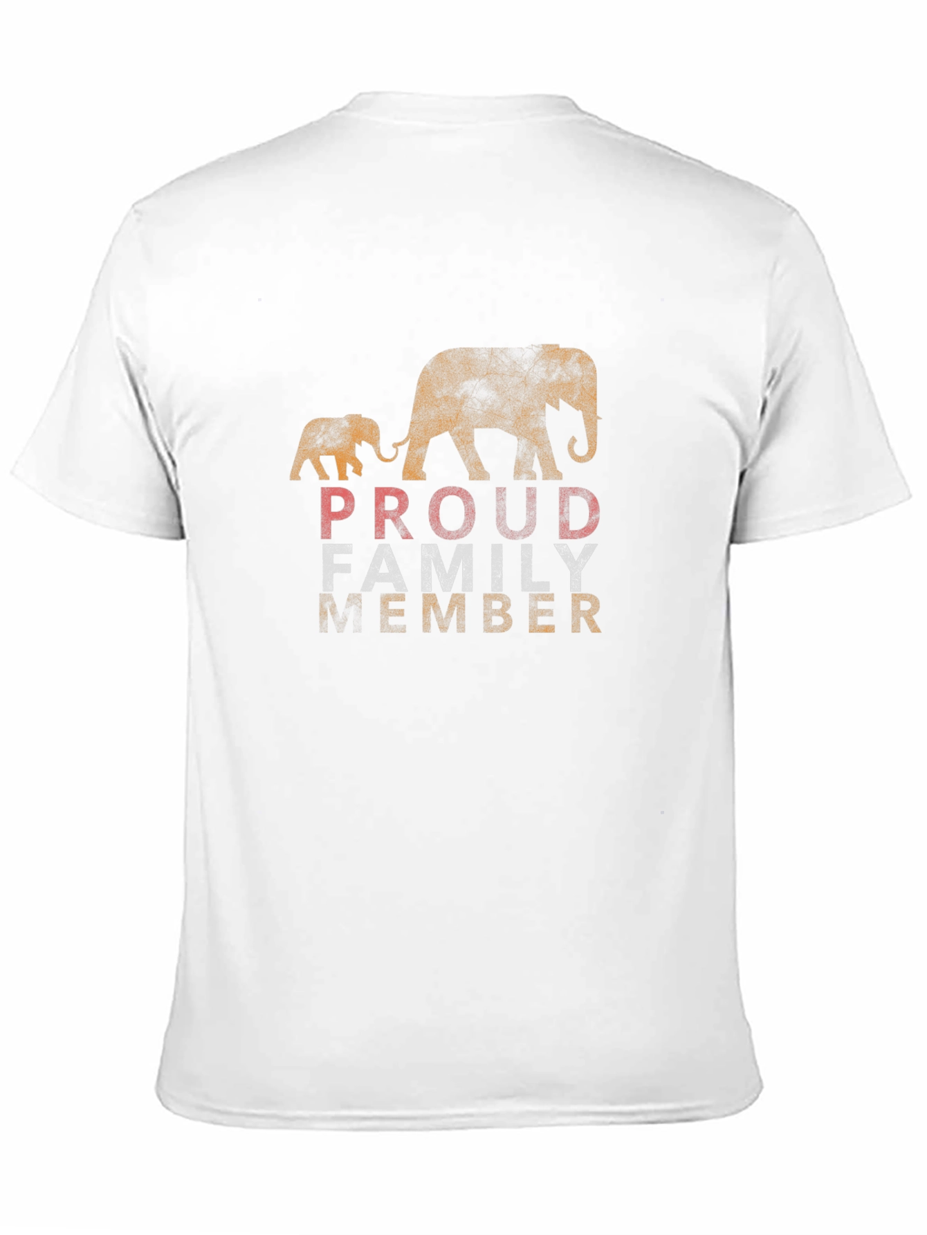 Black Proud Family Member Elephant Graphic Tee view 11