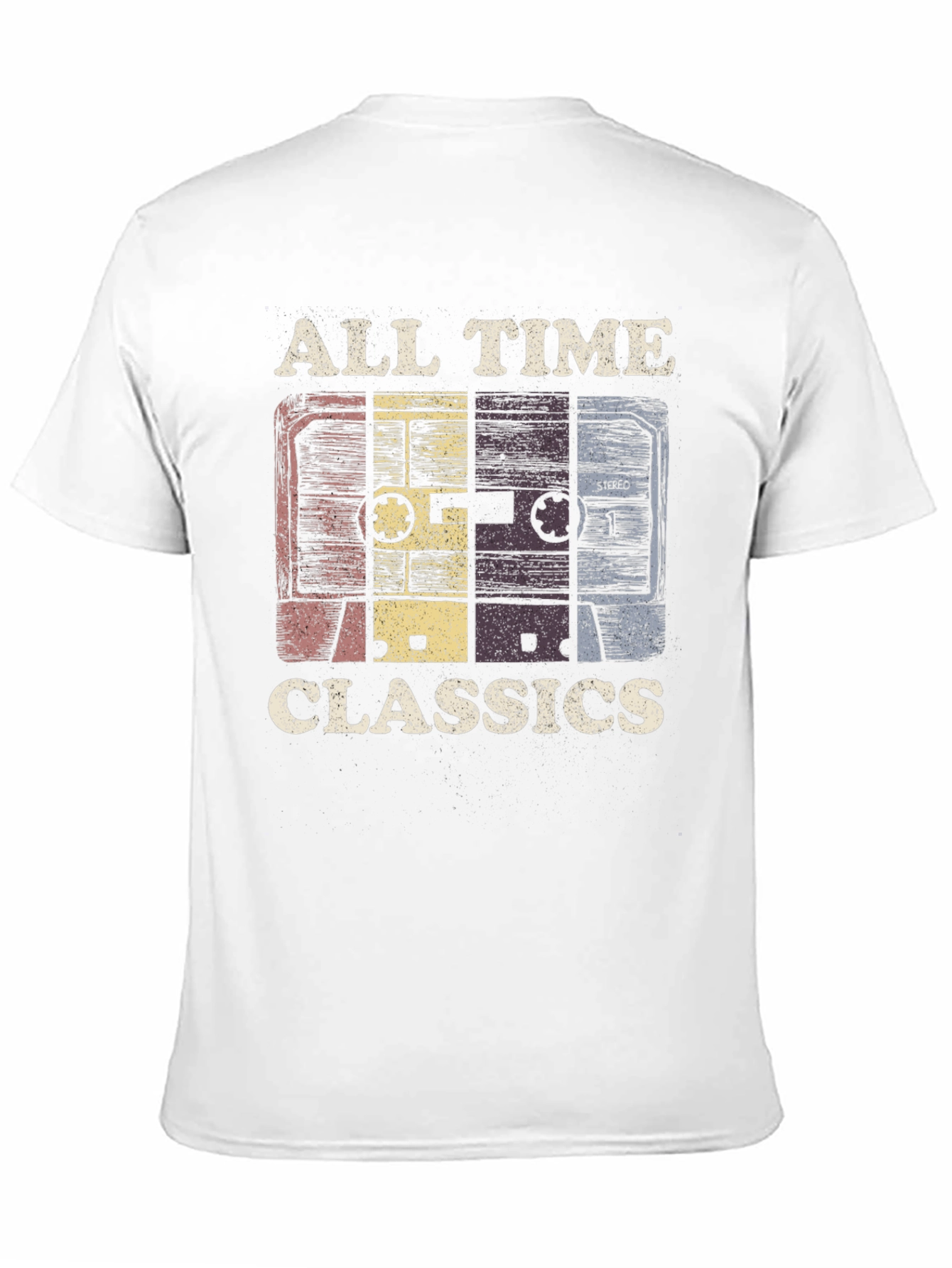 Black Retro Cassette Tape T-Shirt - All Time Classics Tee view 11