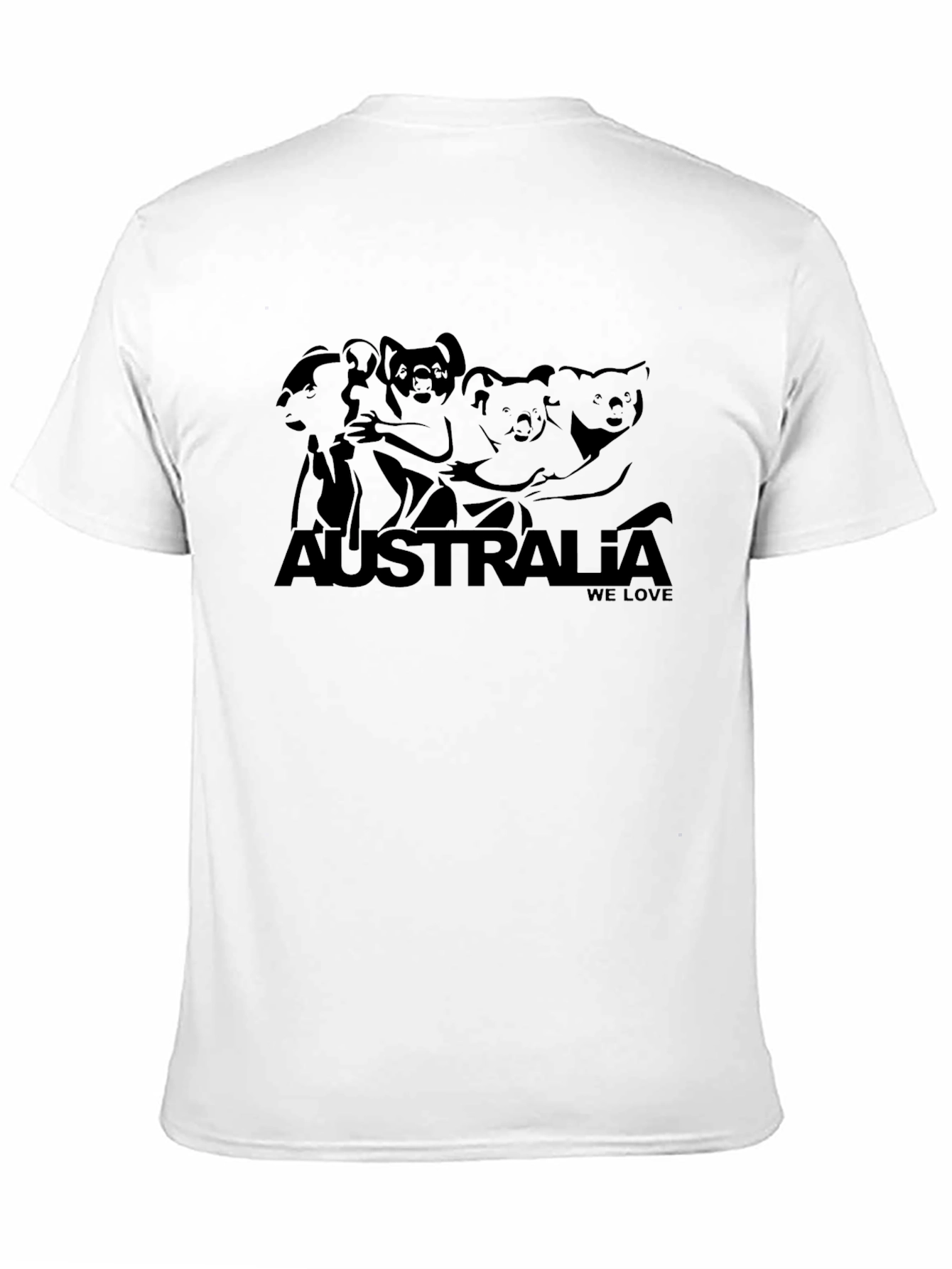 Black Australia Koala Black Graphic Tee view 11
