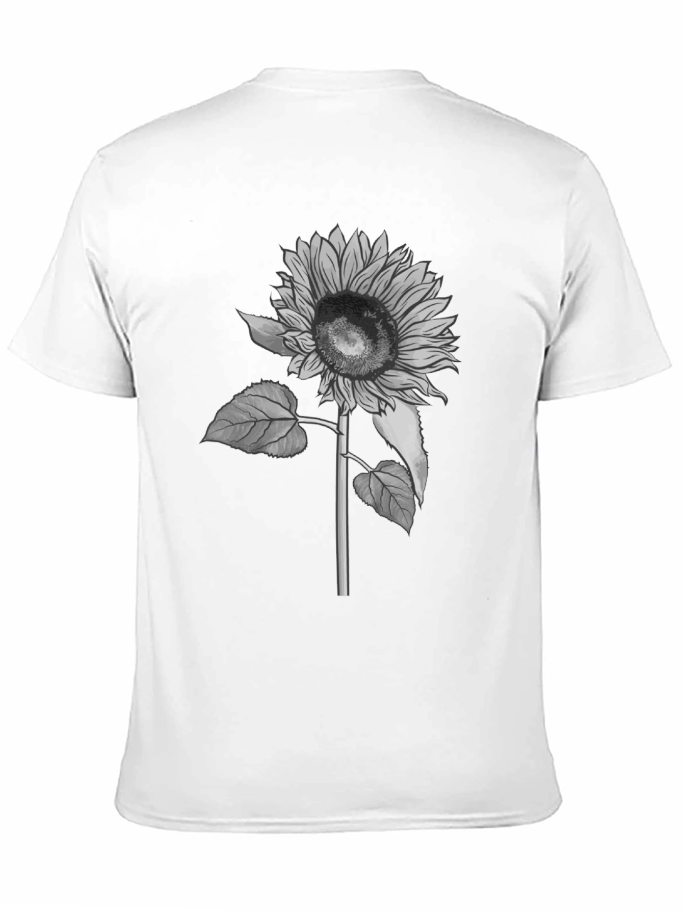 Black Sunflower Graphic T-Shirt - Black Casual Tee view 11