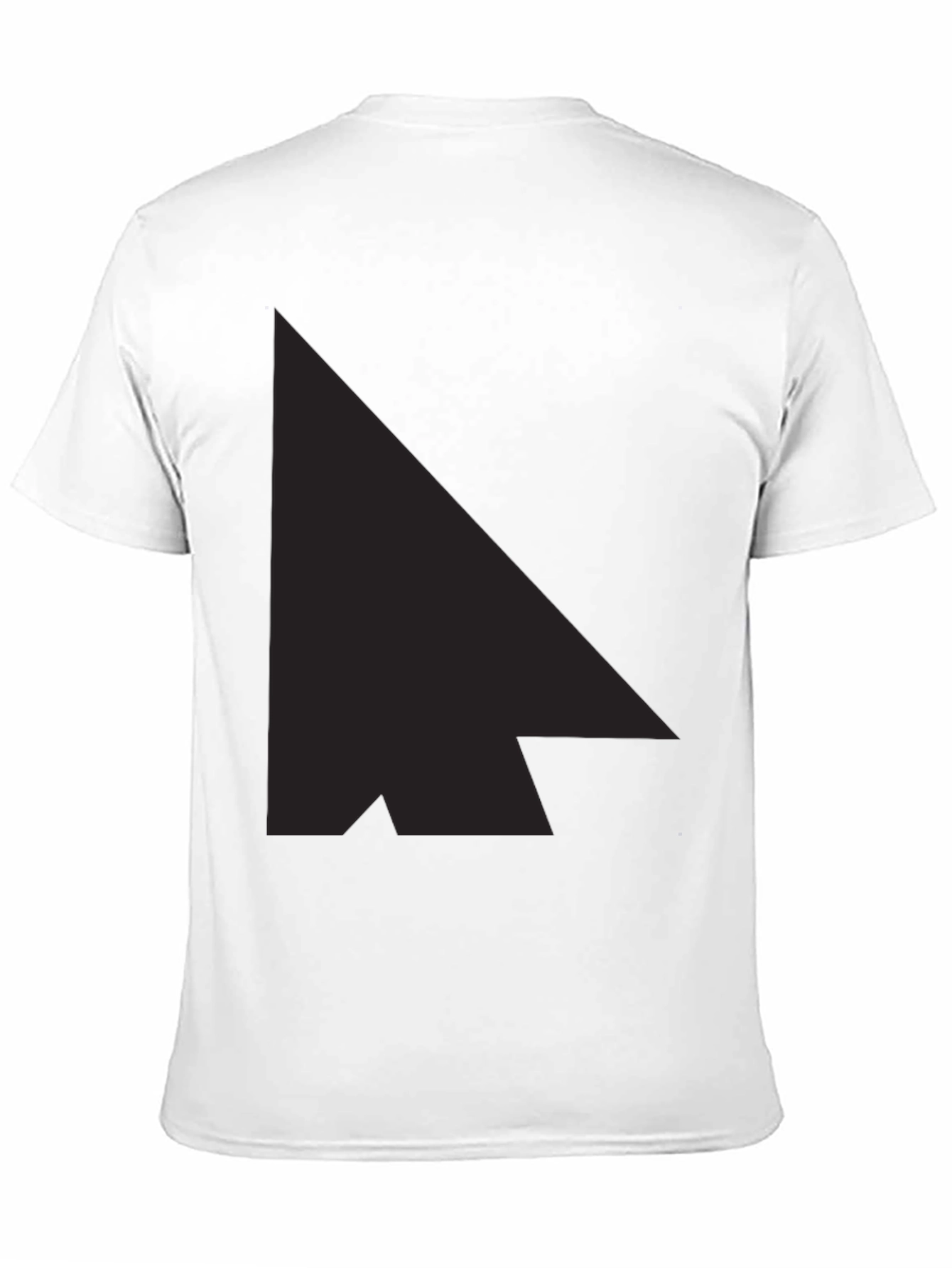Black Stylish Black Graphic Tee - Modern Minimalist Design view 11