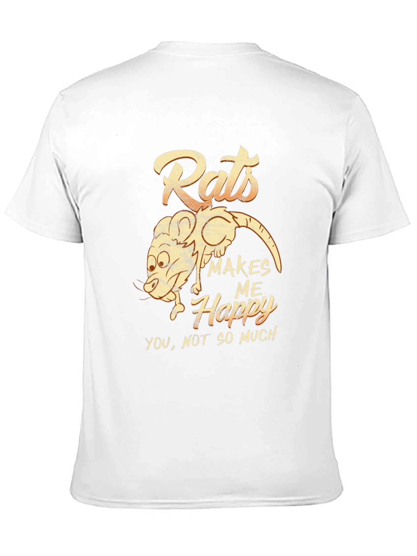 Black Rats Make Me Happy T-Shirt view 11