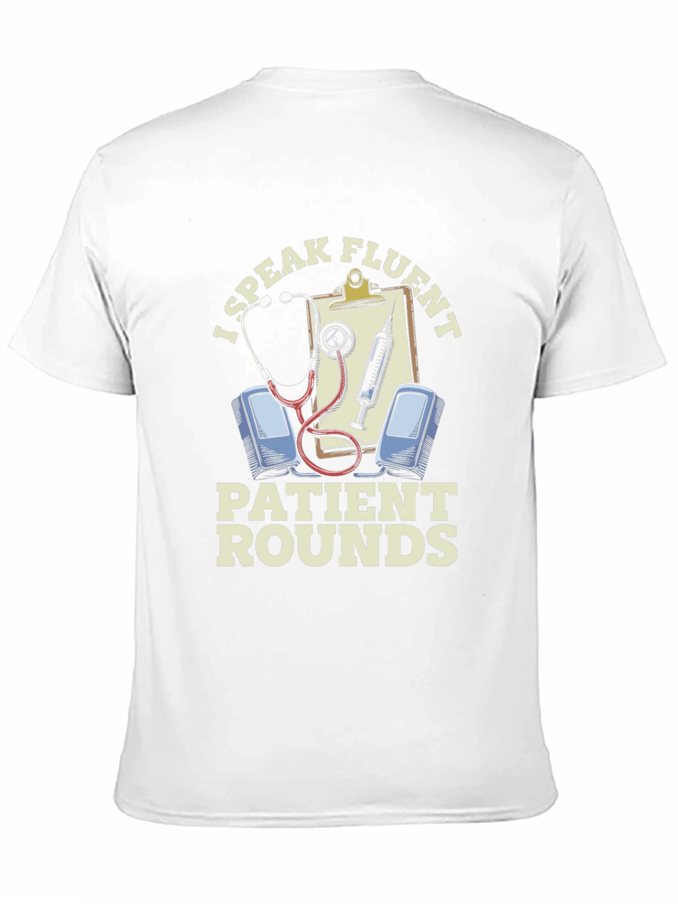 Black Fluent Patient Rounds Black Graphic T-Shirt view 11