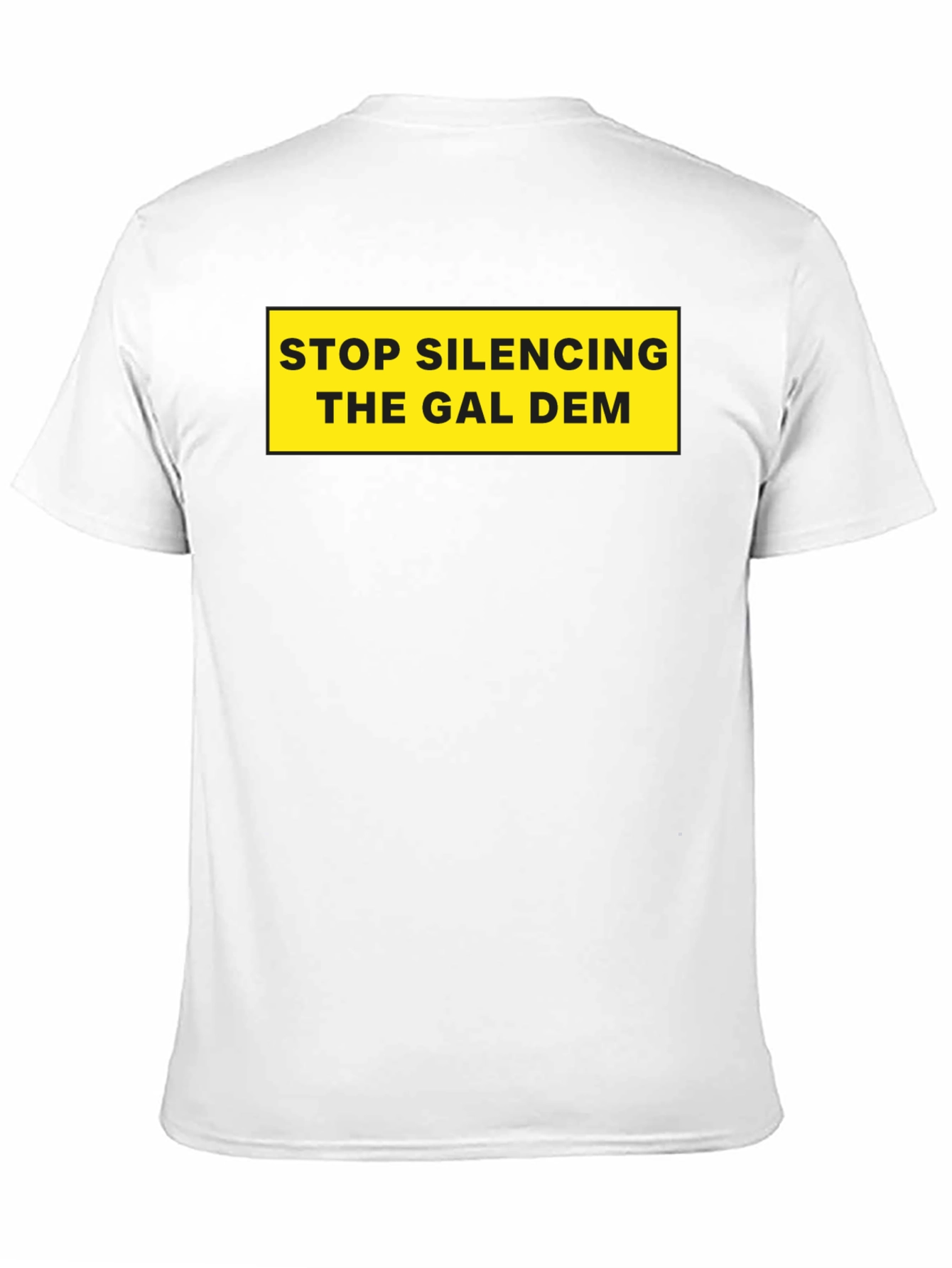 Black Stop Silencing The Gal Dem T-Shirt view 11