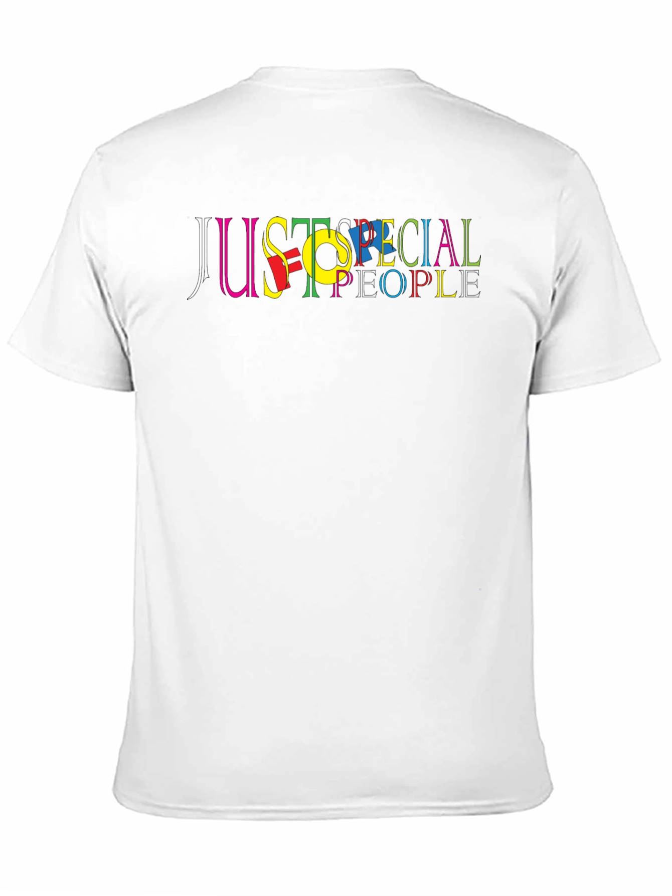 Black Just Special People Graphic Tee - Unisex view 11