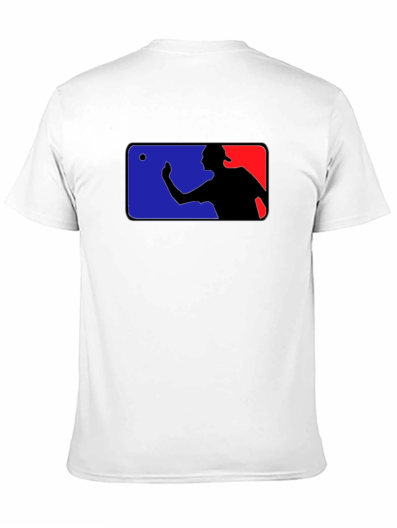 Black Funny Baseball Player T-Shirt - Black view 11