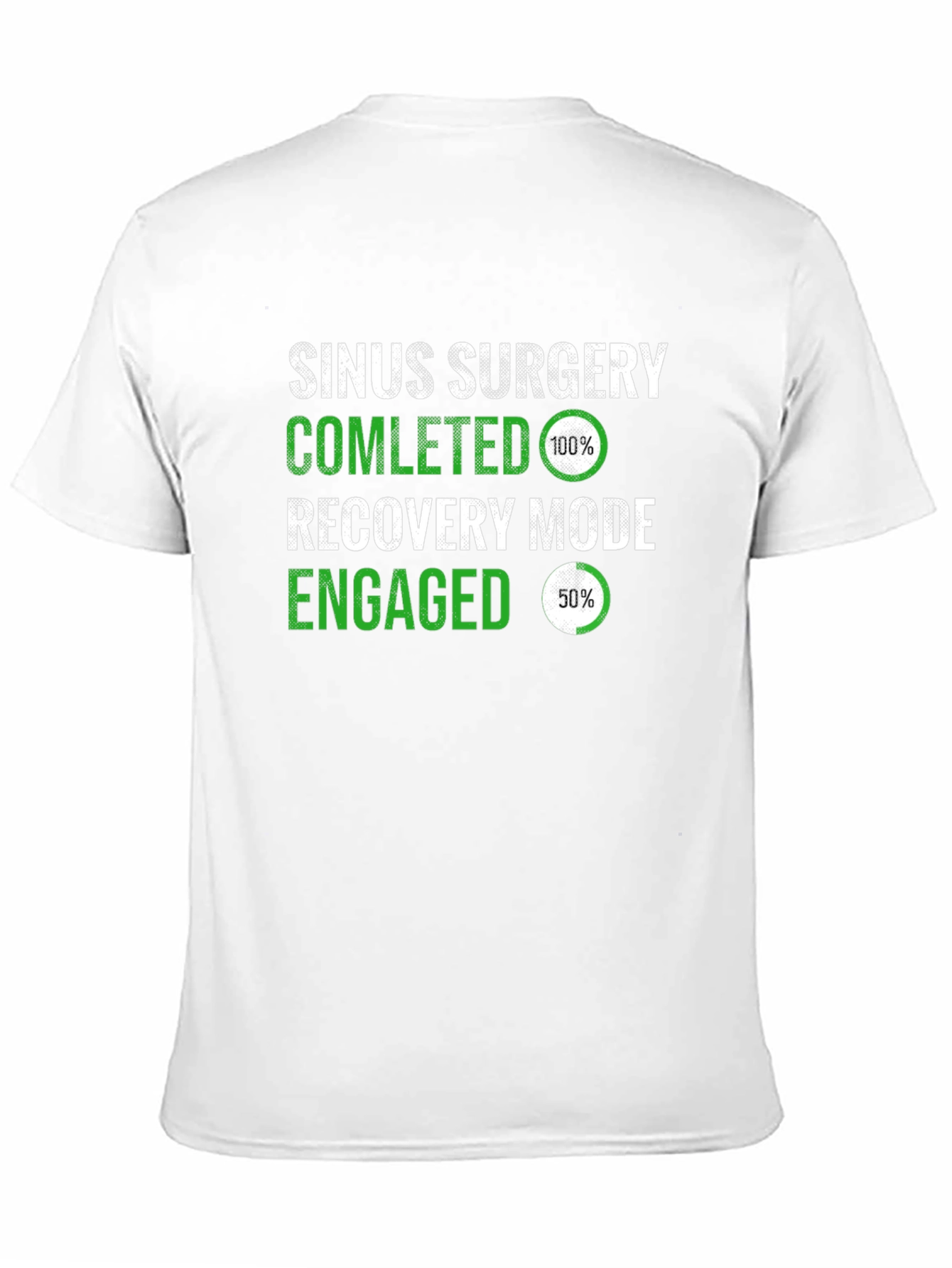 Black Sinus Surgery Recovery Mode T-Shirt view 11