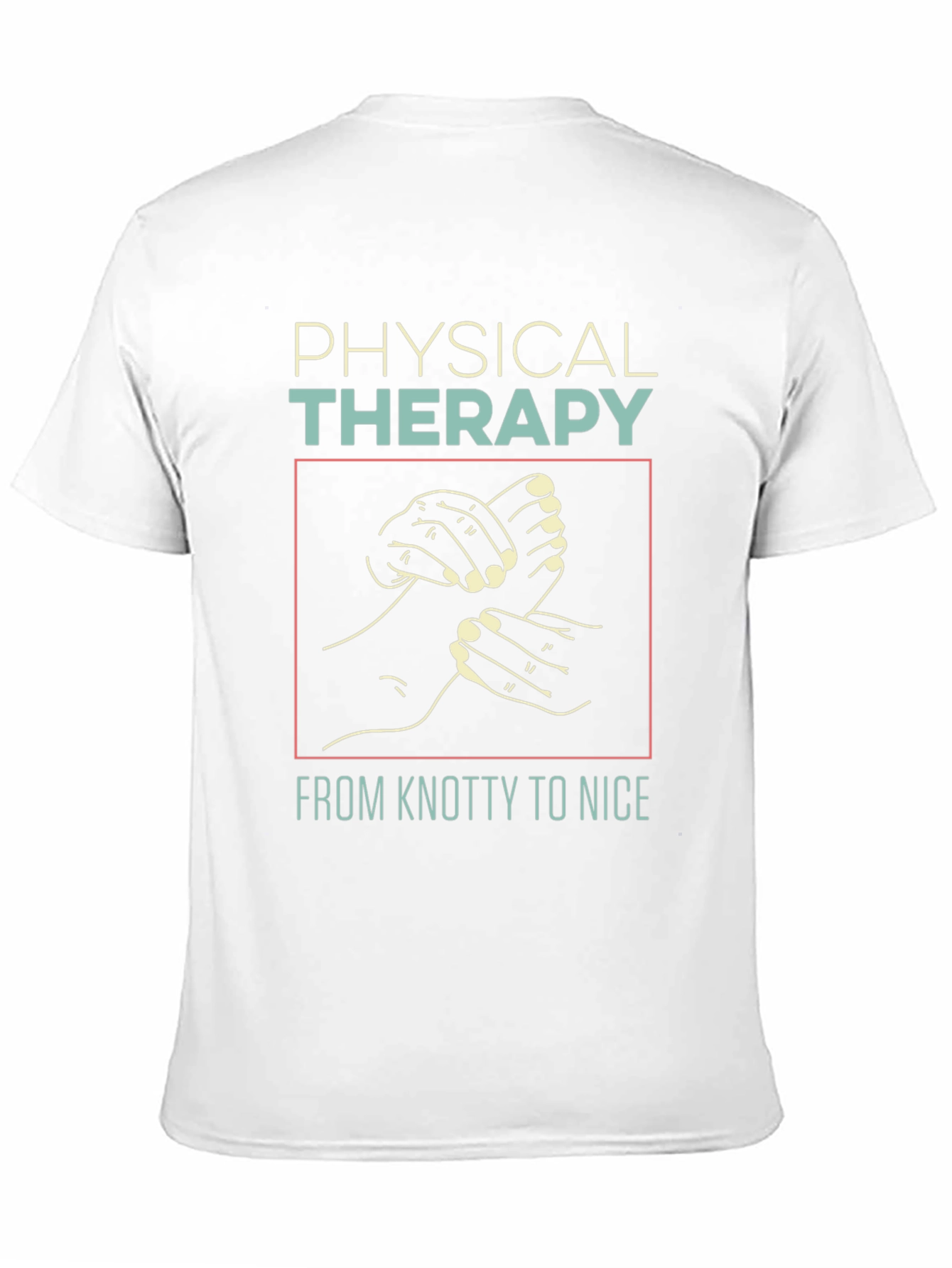 Black Physical Therapy T-Shirt - Knotty to Nice view 11