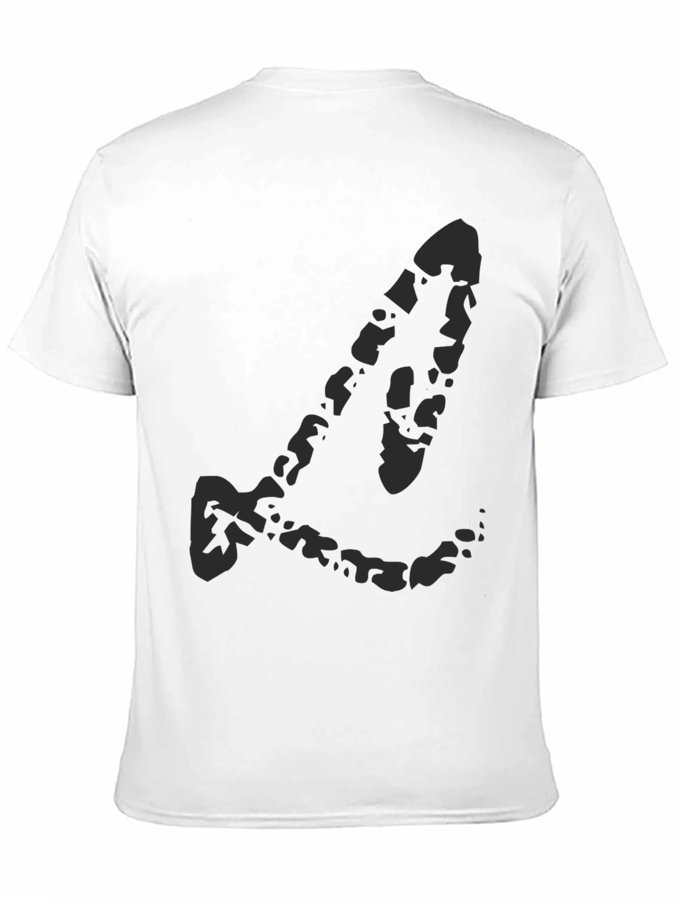 Black Black Graphic Print Crew Neck T-Shirt view 11