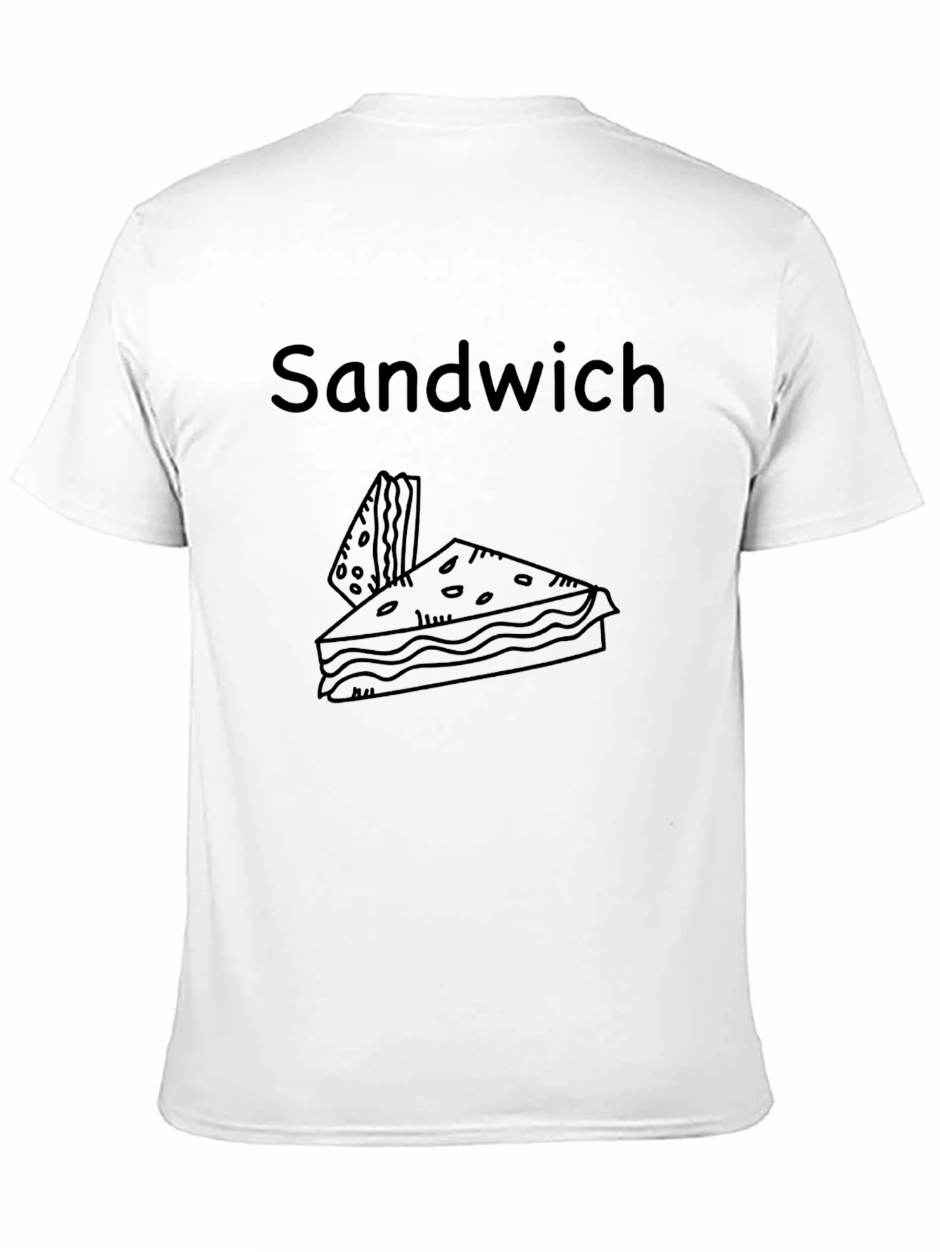 Black Sandwich Graphic Tee - Casual Comfort view 11
