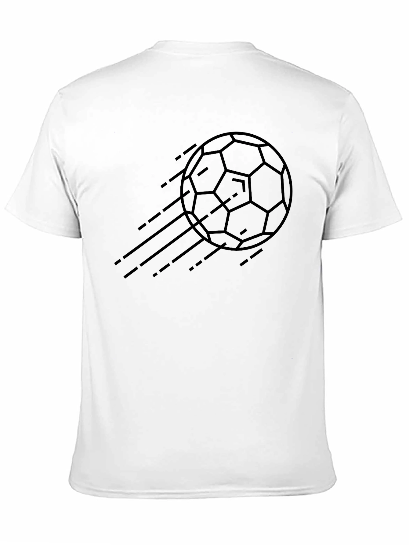 Black Black Soccer Ball Graphic Tee view 11