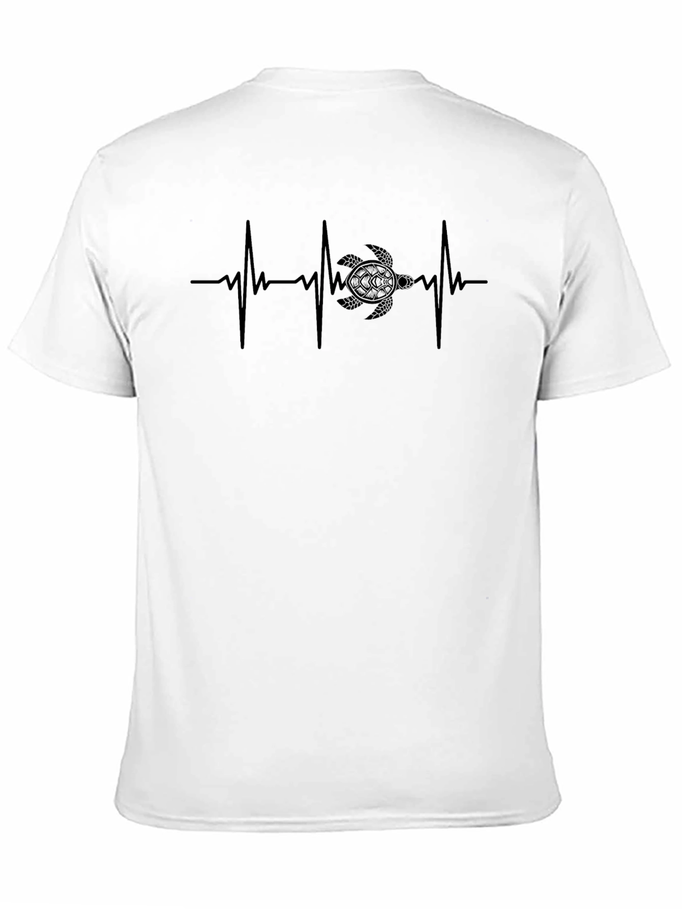 Black Turtle Heartbeat T-Shirt - Sea Life Love! view 11