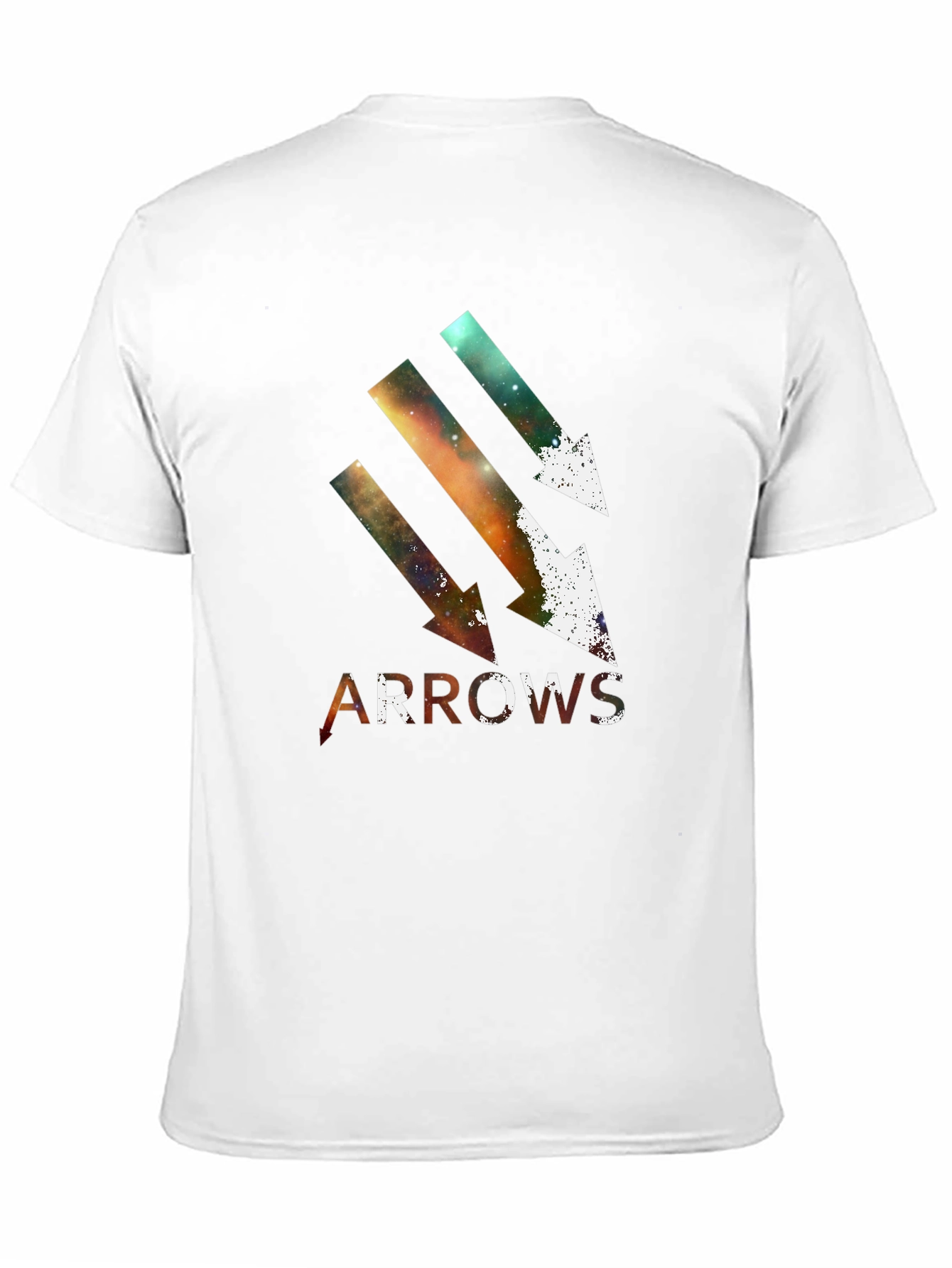 Black Arrows Graphic Print Black T-Shirt view 11