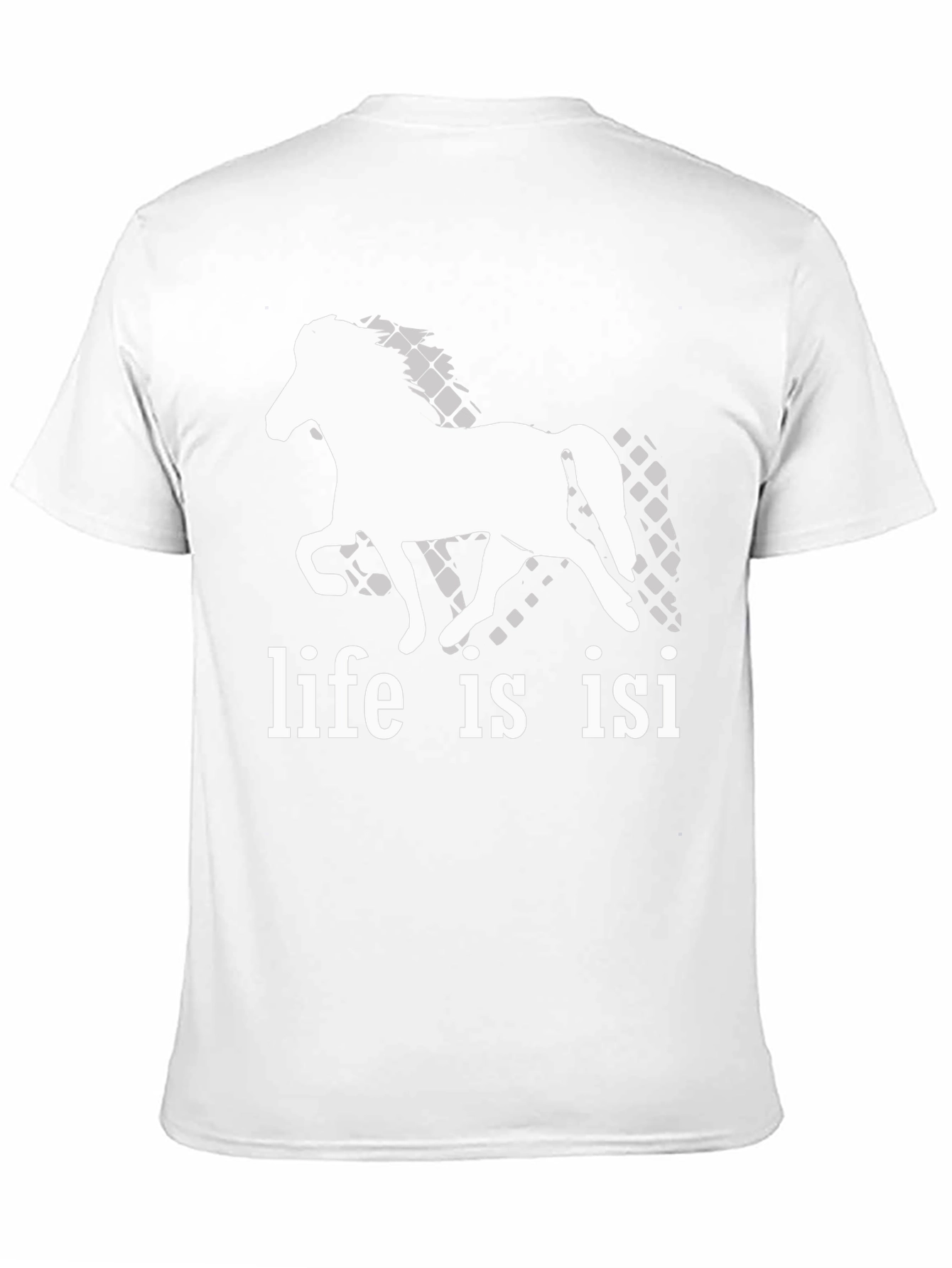 Black Life is Isi T-Shirt - Horse Lover Tee view 11