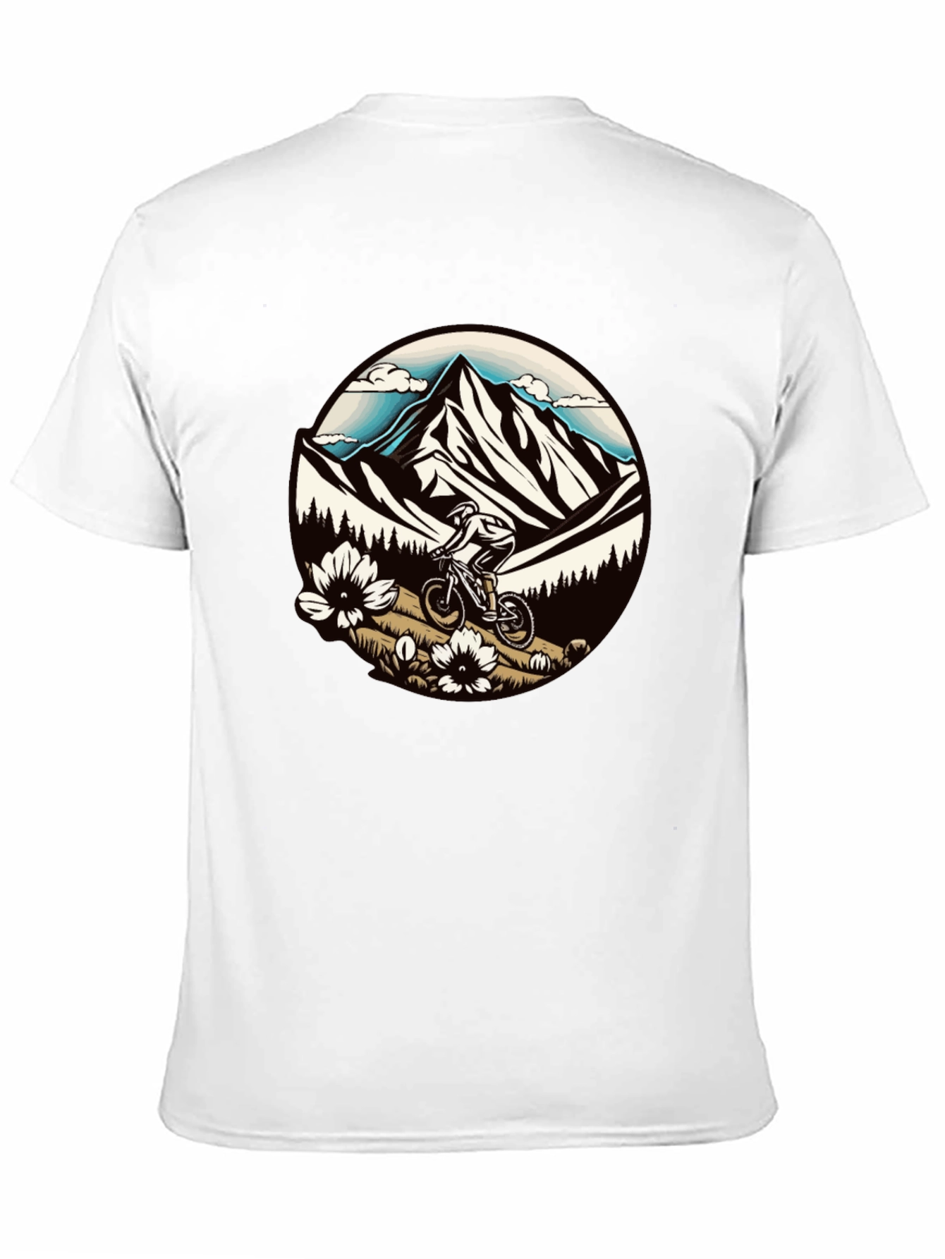 Black Mountain Biker Graphic Tee view 11