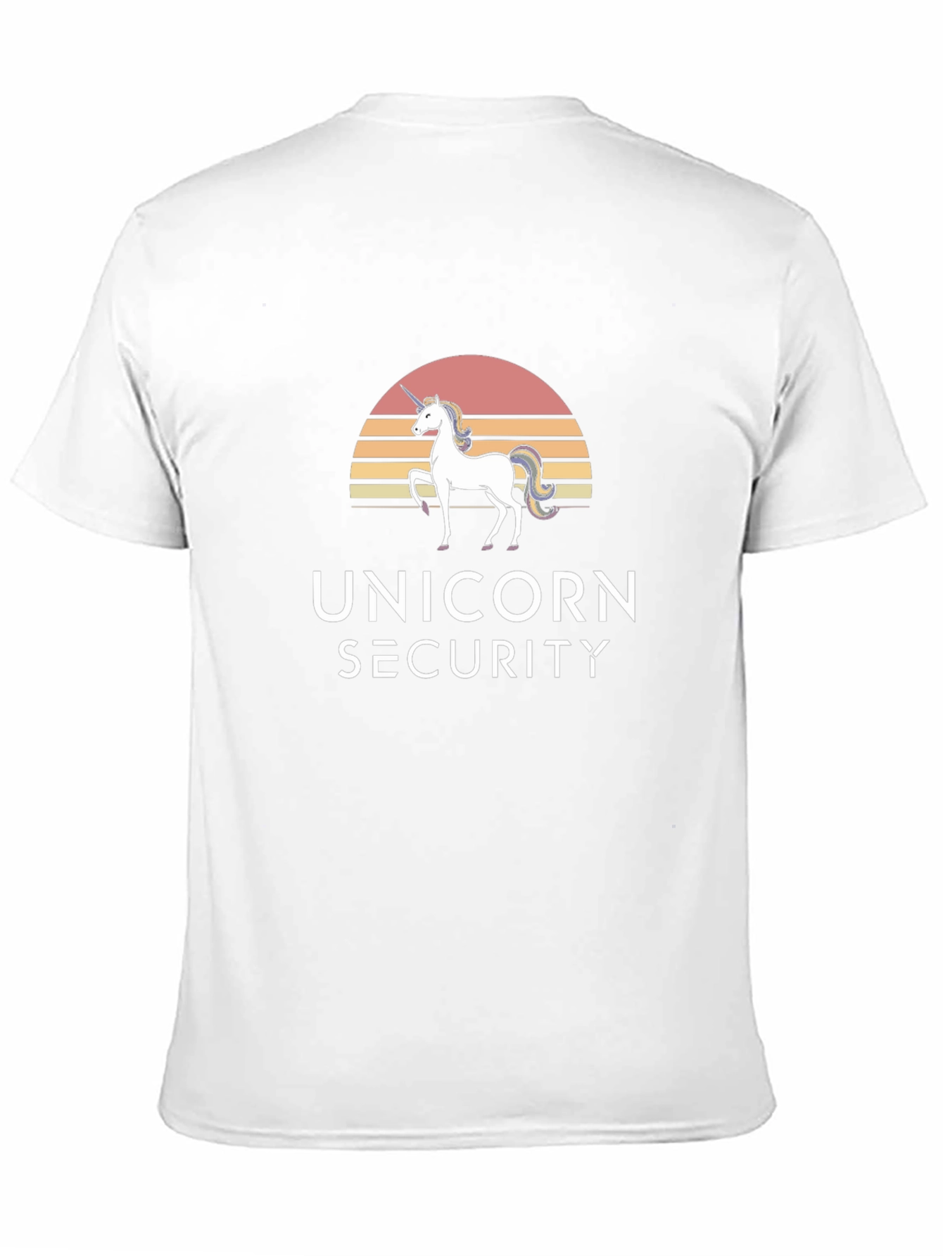Black Unicorn Security Graphic T-Shirt - Black view 11