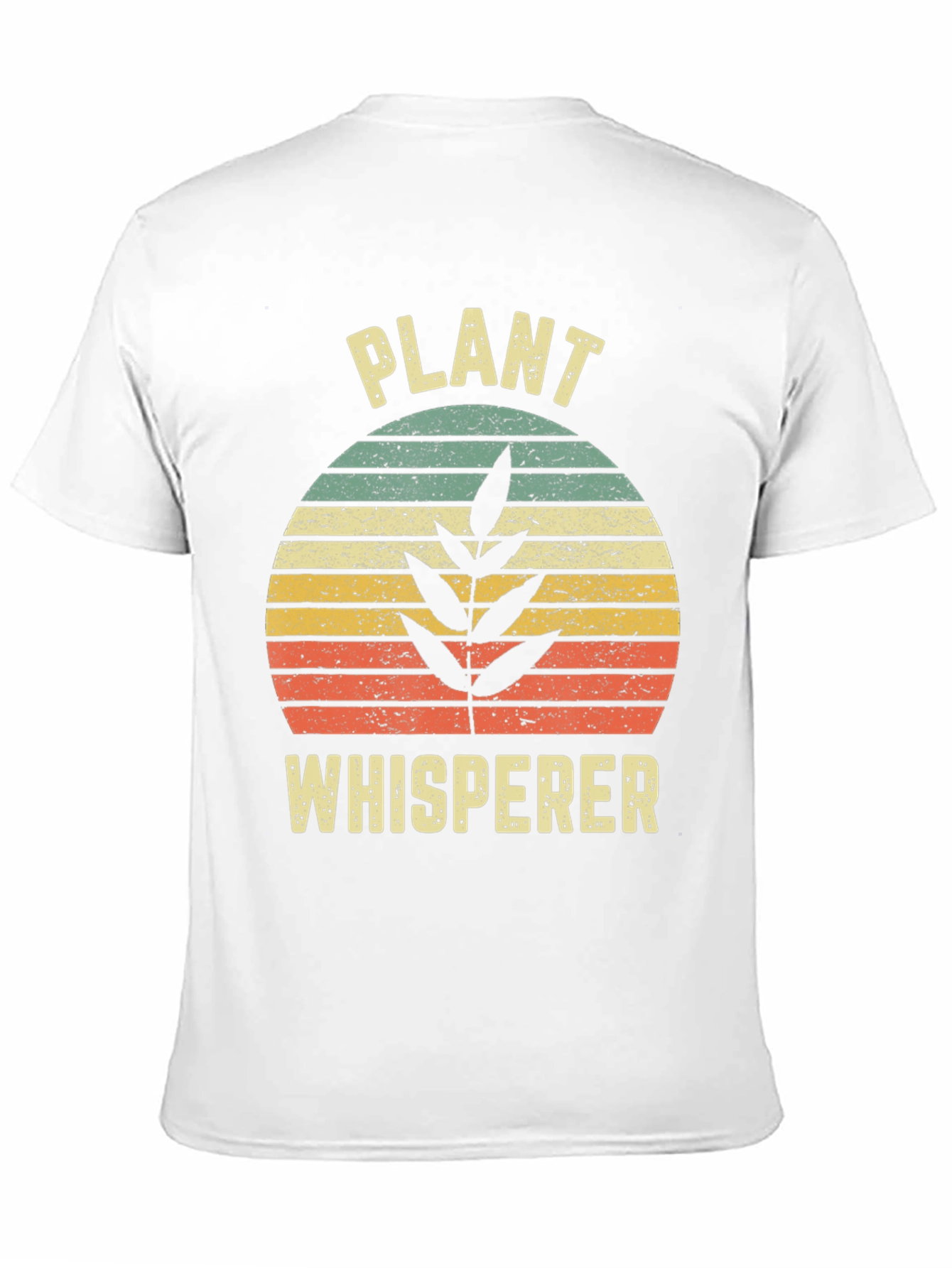 Black Plant Whisperer Retro T-Shirt view 11