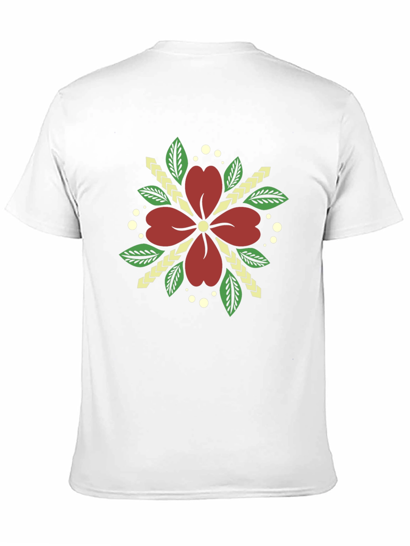 Black Floral Print Black T-Shirt view 11