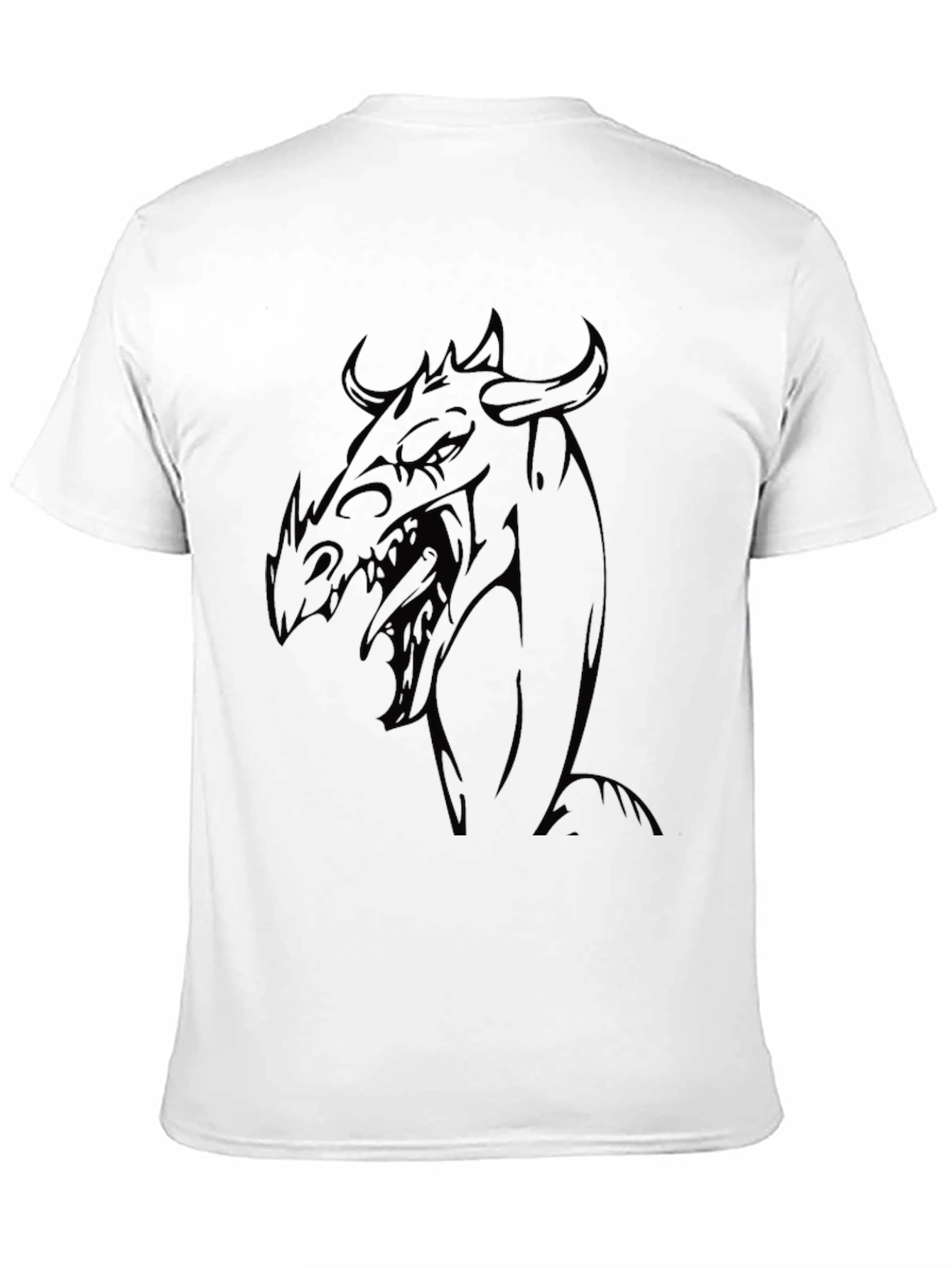 Black Dragon Graphic Tee - Men's Black T-Shirt view 11
