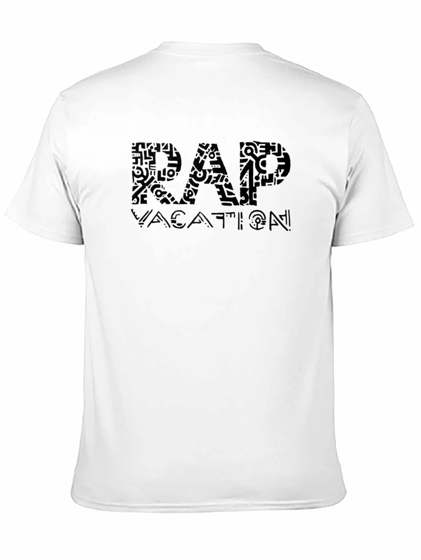 Black RAP Vacation Black Crew Neck T-Shirt view 11