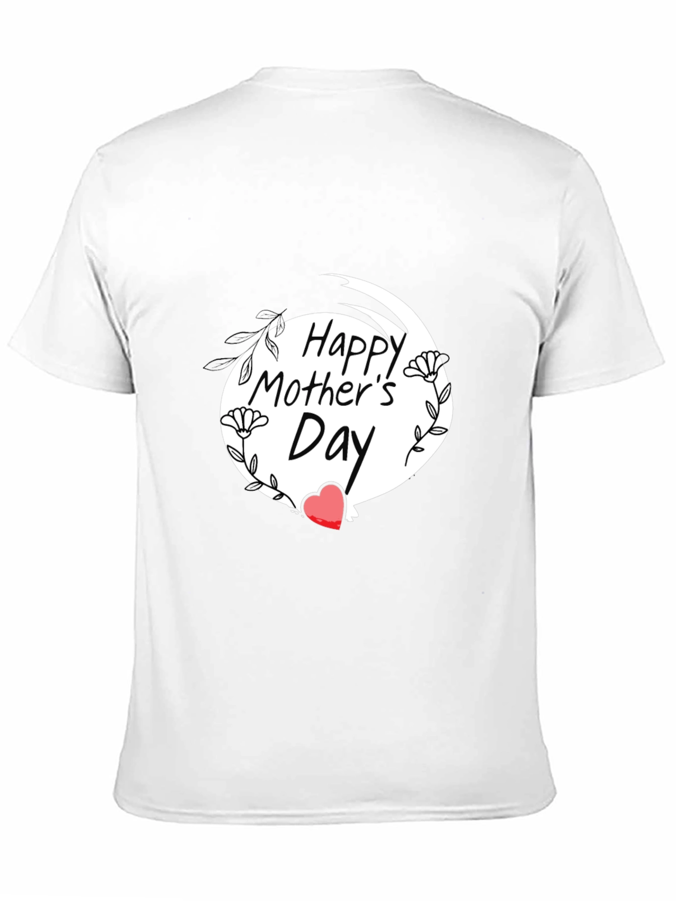 Black Happy Mother's Day Black T-Shirt view 11