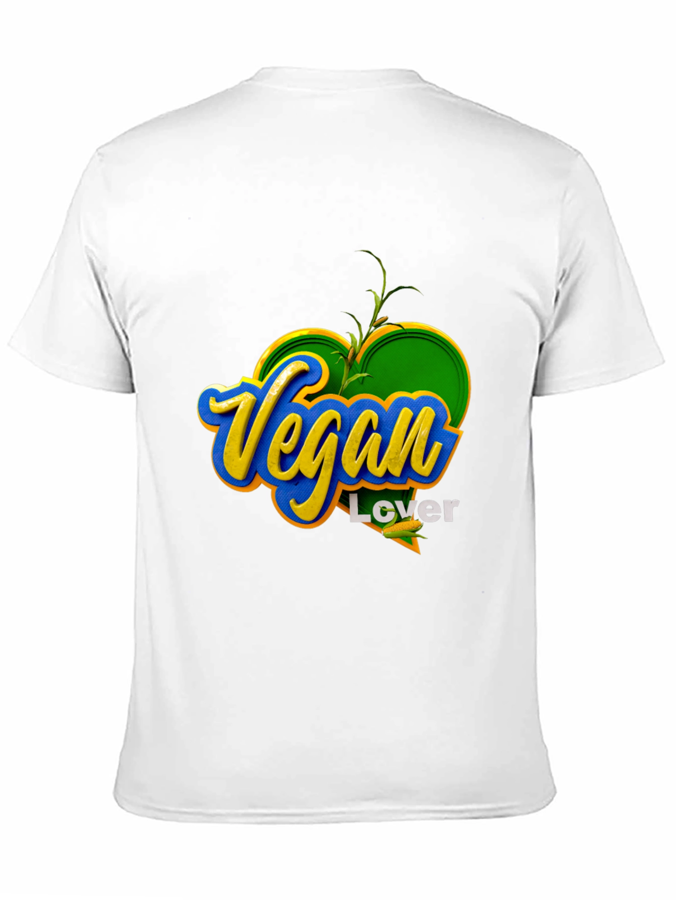 Black Vegan Lover T-Shirt view 11