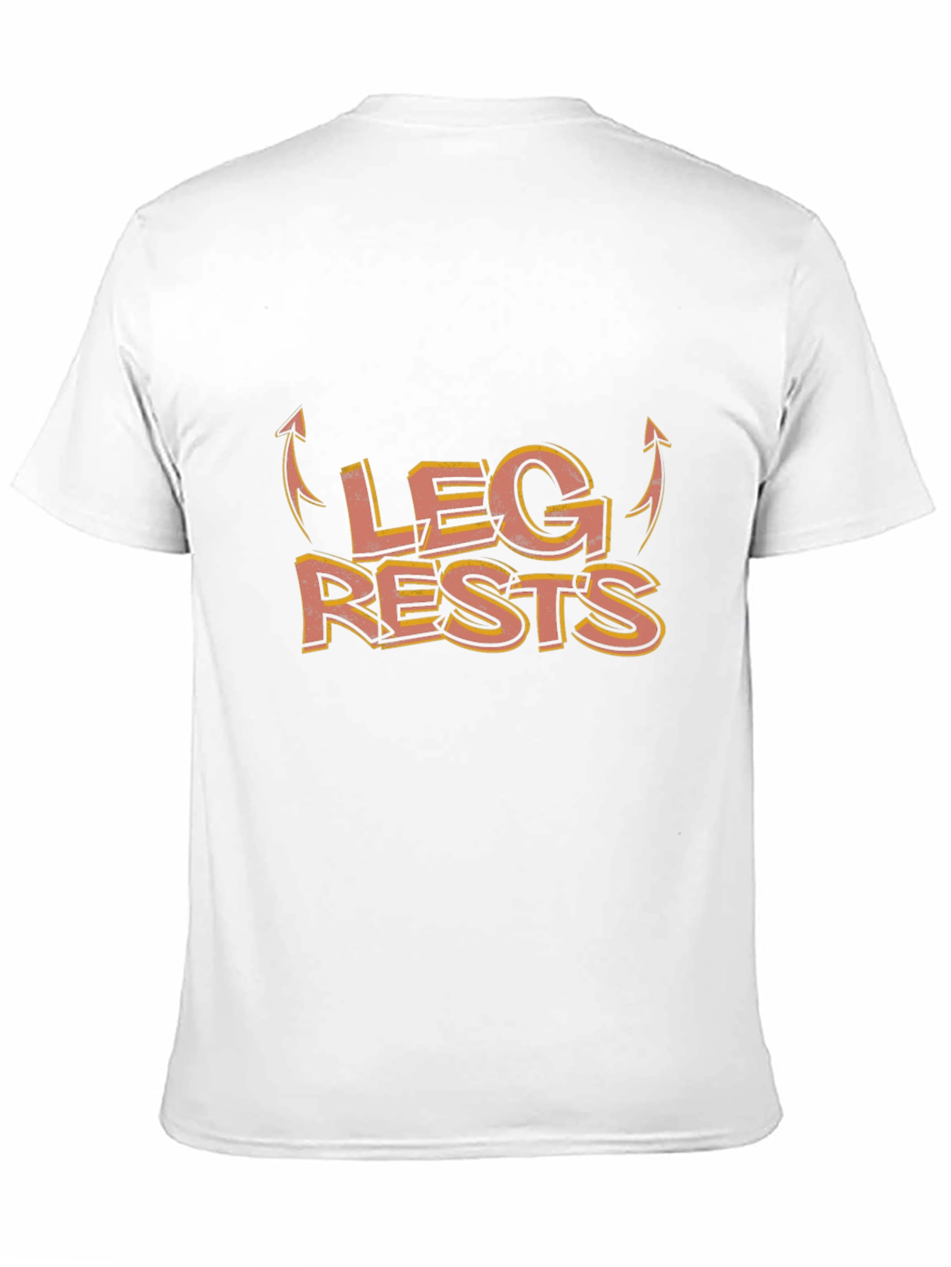 Black Leg Rests Graphic Tee - Funny Humor T-Shirt view 11