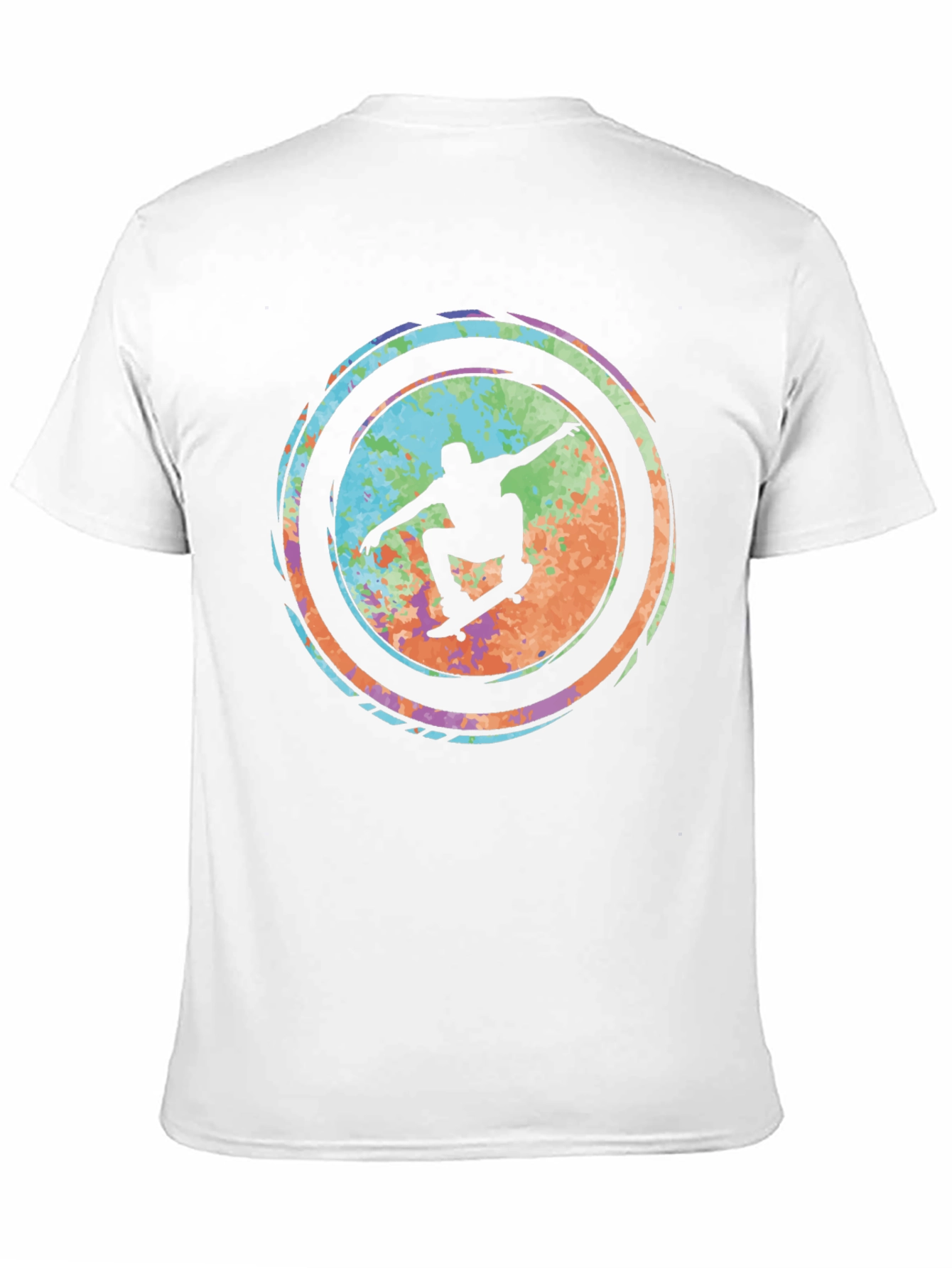 Black Skateboarder Graphic Tee - Cool & Casual view 11