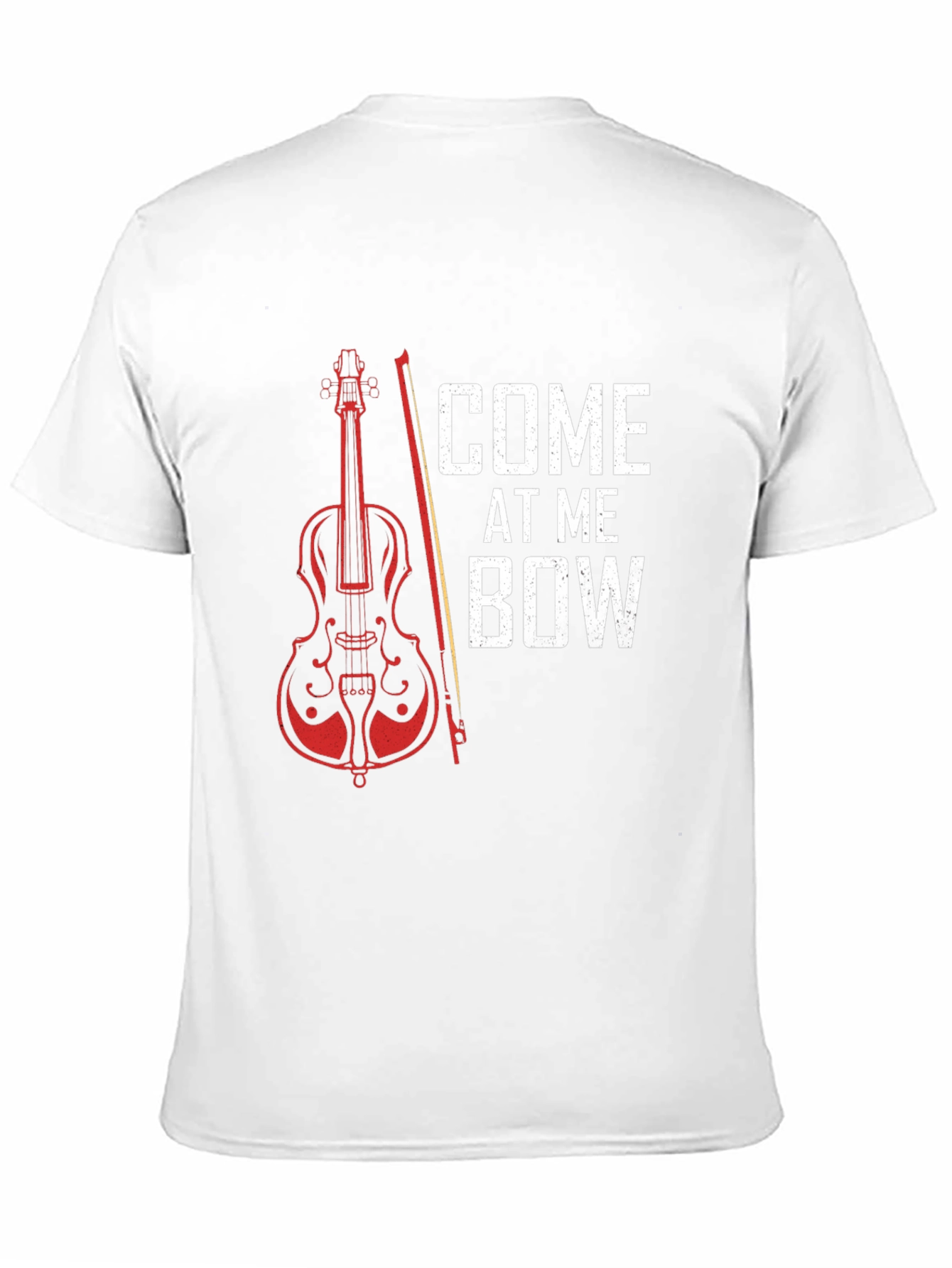 Black Come At Me Bow T-Shirt - Musician Gift view 11