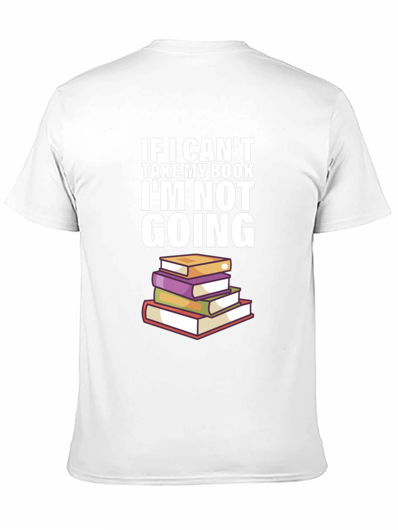 Black Book Lover T-Shirt - If I Can't Take My Book! view 11