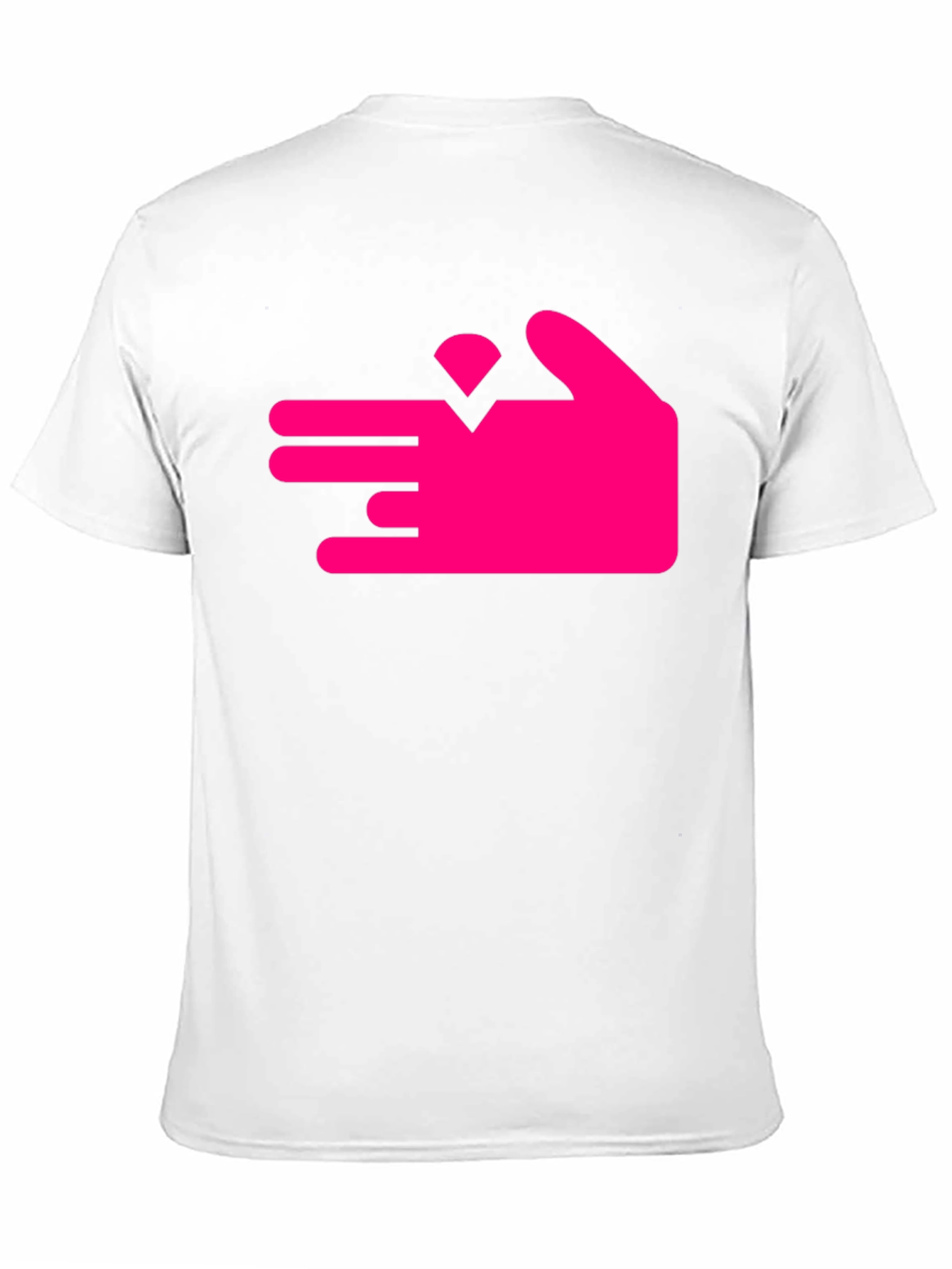 Abstract Hand Diamond Graphic Tee - Bold Design, Modern Style - 11