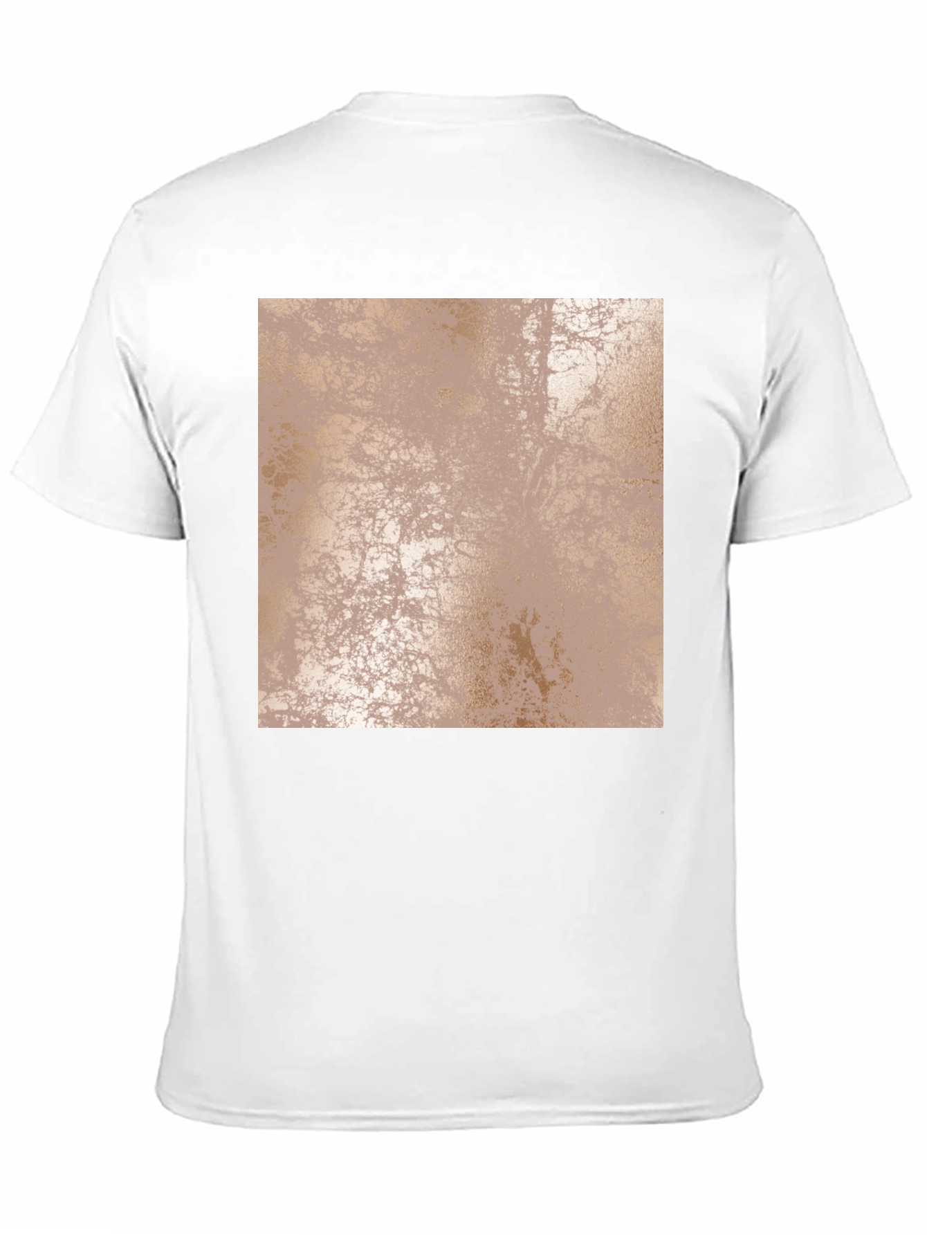 Black Abstract Design Black T-Shirt view 11