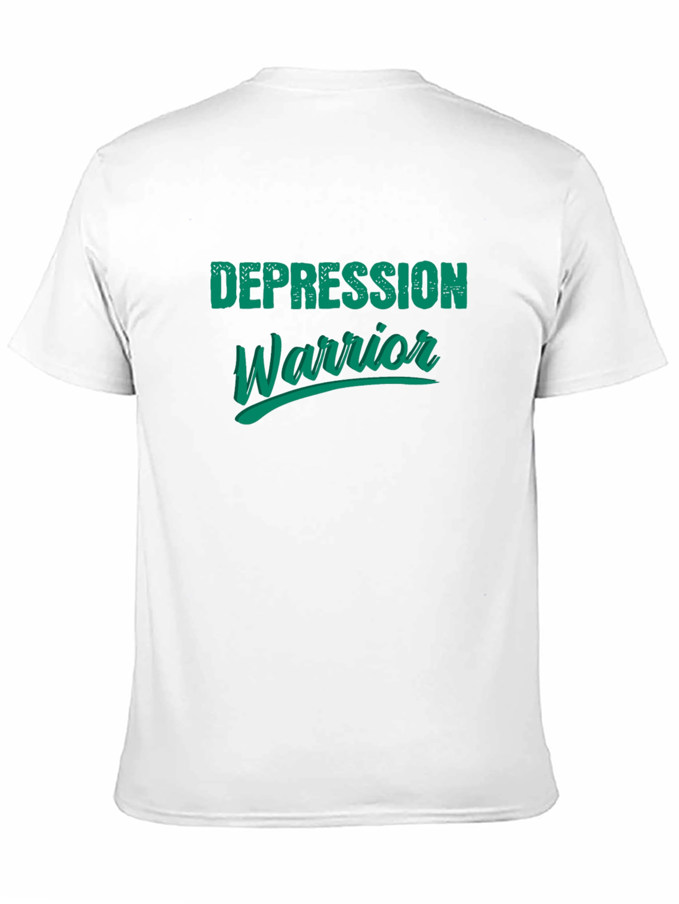 Black Depression Warrior Graphic Tee - Black view 11