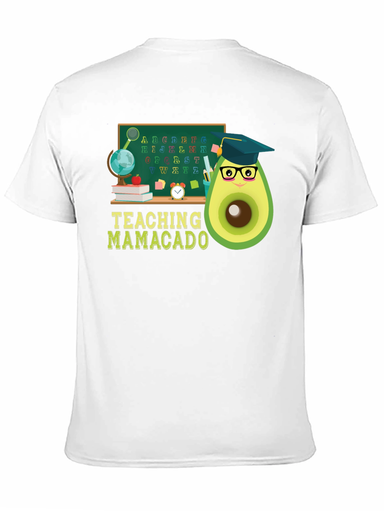 Black Teaching Mamacado T-Shirt view 11