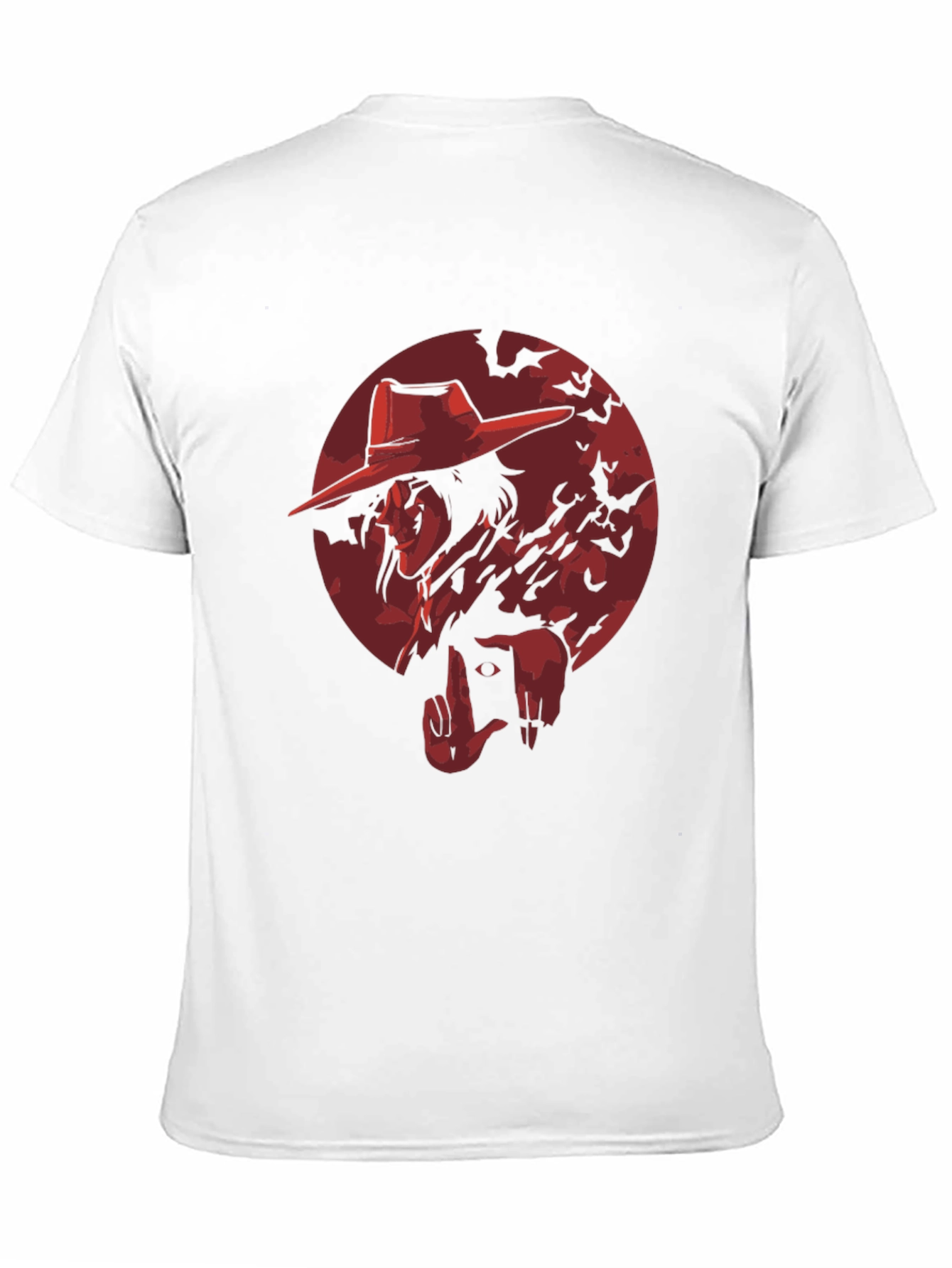 Black Alucard Hellsing Anime T-Shirt view 11