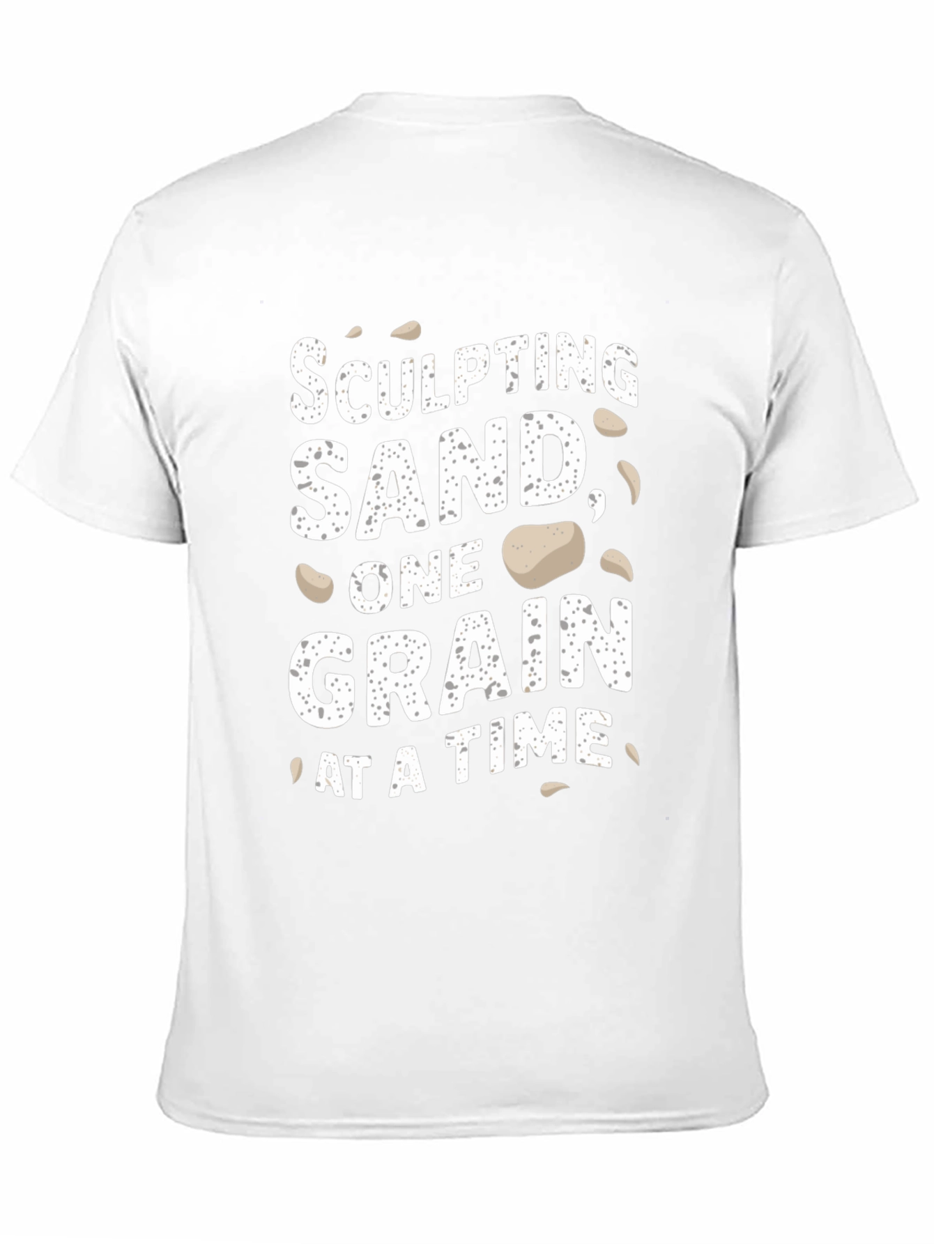 Black Sculpting Sand T-Shirt - Funny Beach Vacation Tee view 11