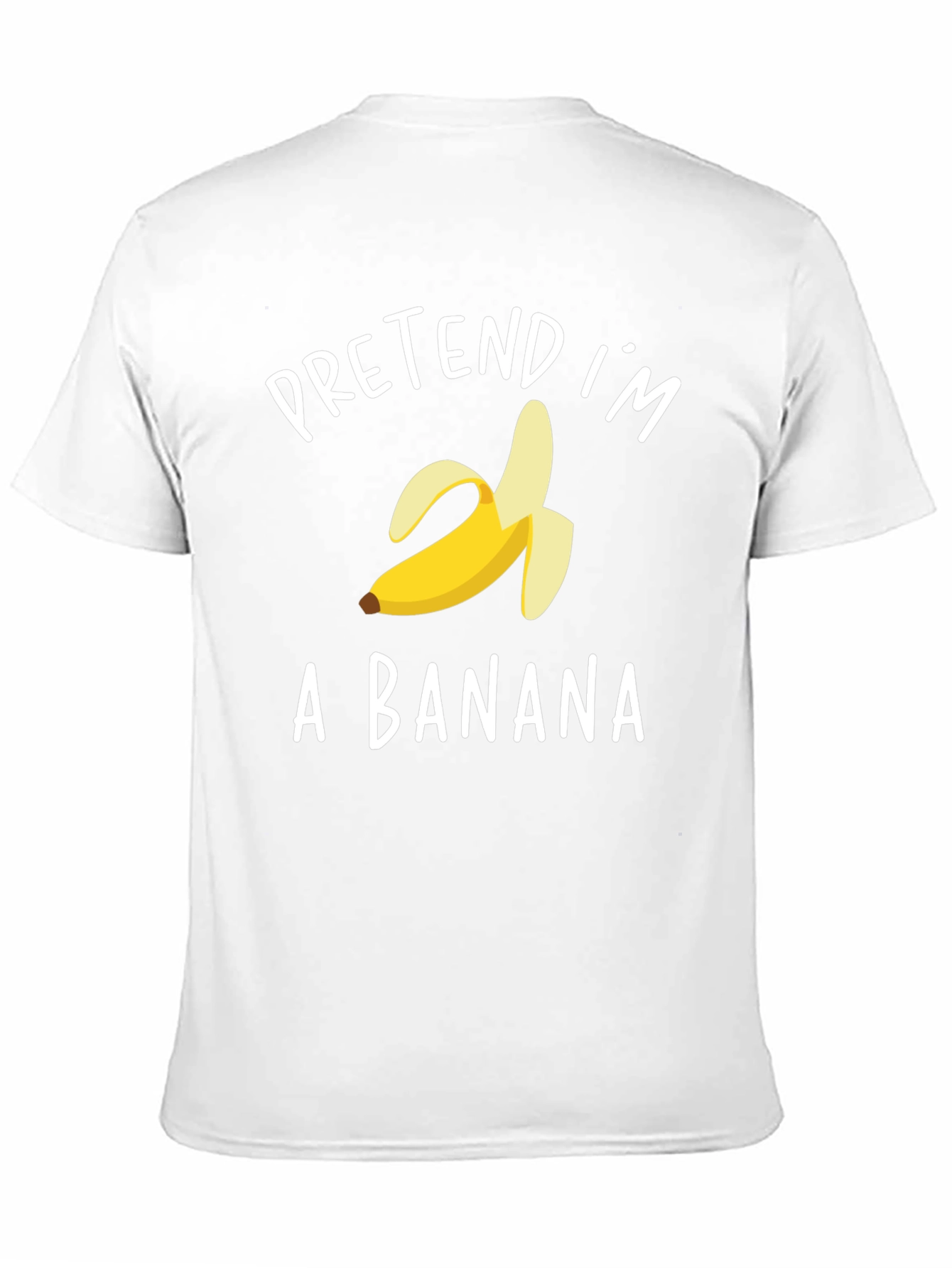 Black Pretend I'm a Banana Graphic T-Shirt view 11