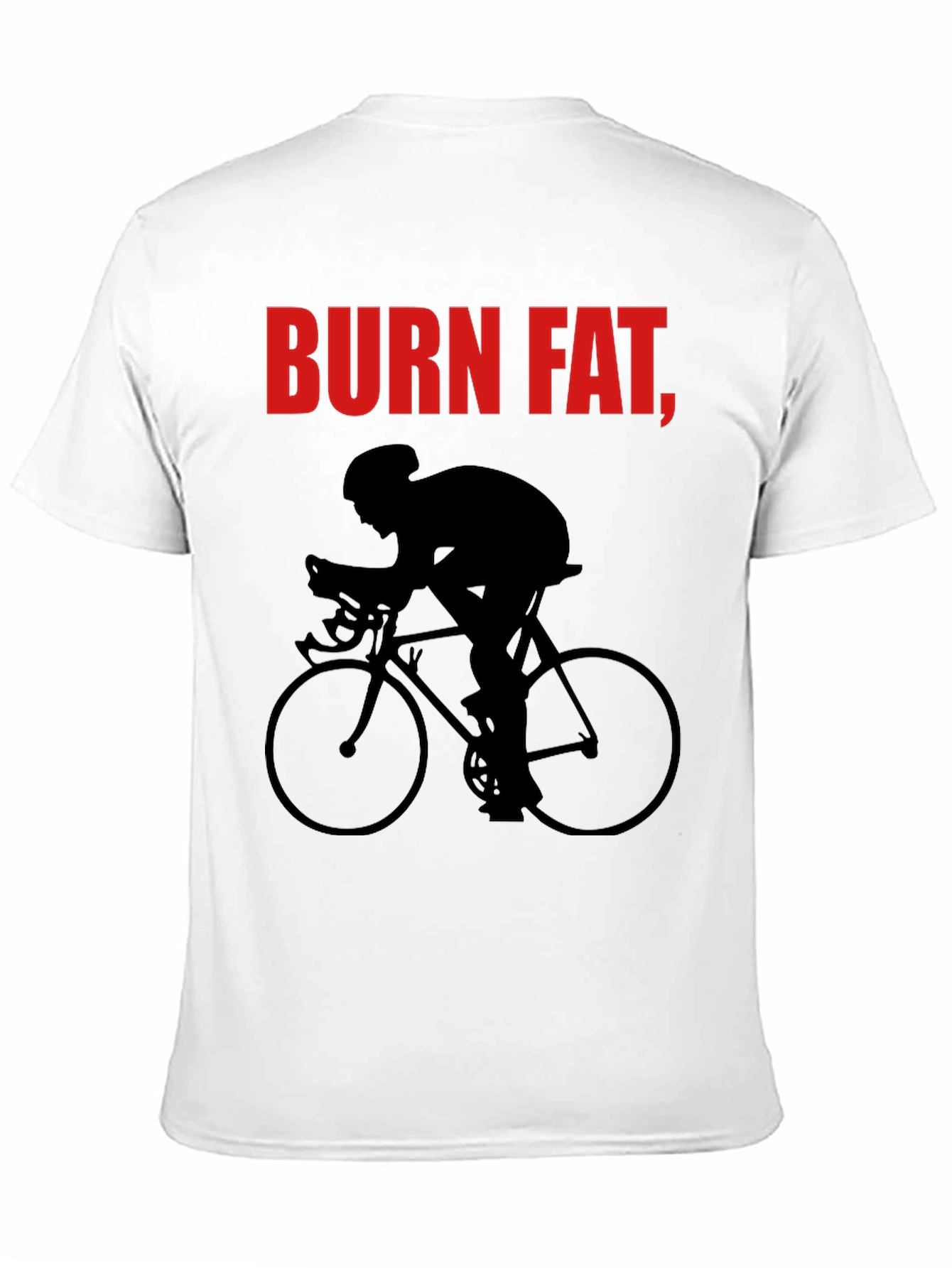 Black Burn Fat, Cycle T-Shirt - Black view 11