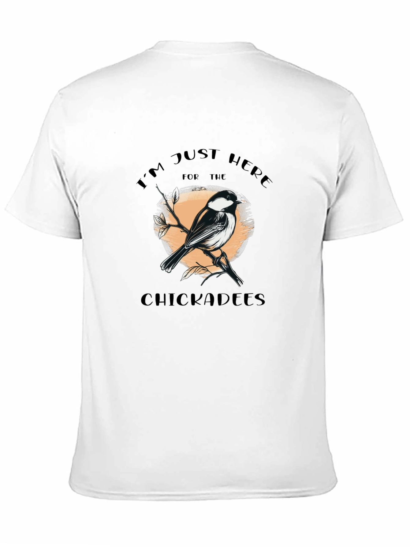 Black Chickadees Graphic T-Shirt - Bird Lover Tee view 11