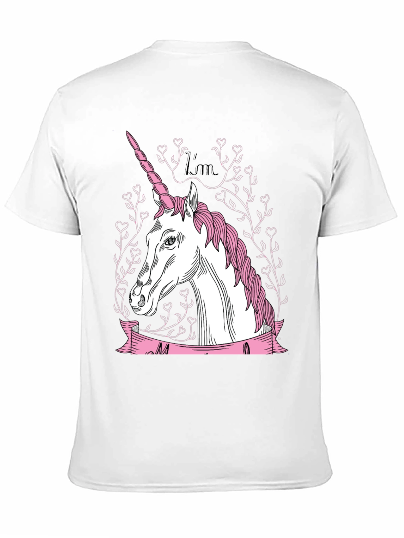 Black Unicorn Graphic T-Shirt - Black Cotton Tee view 11