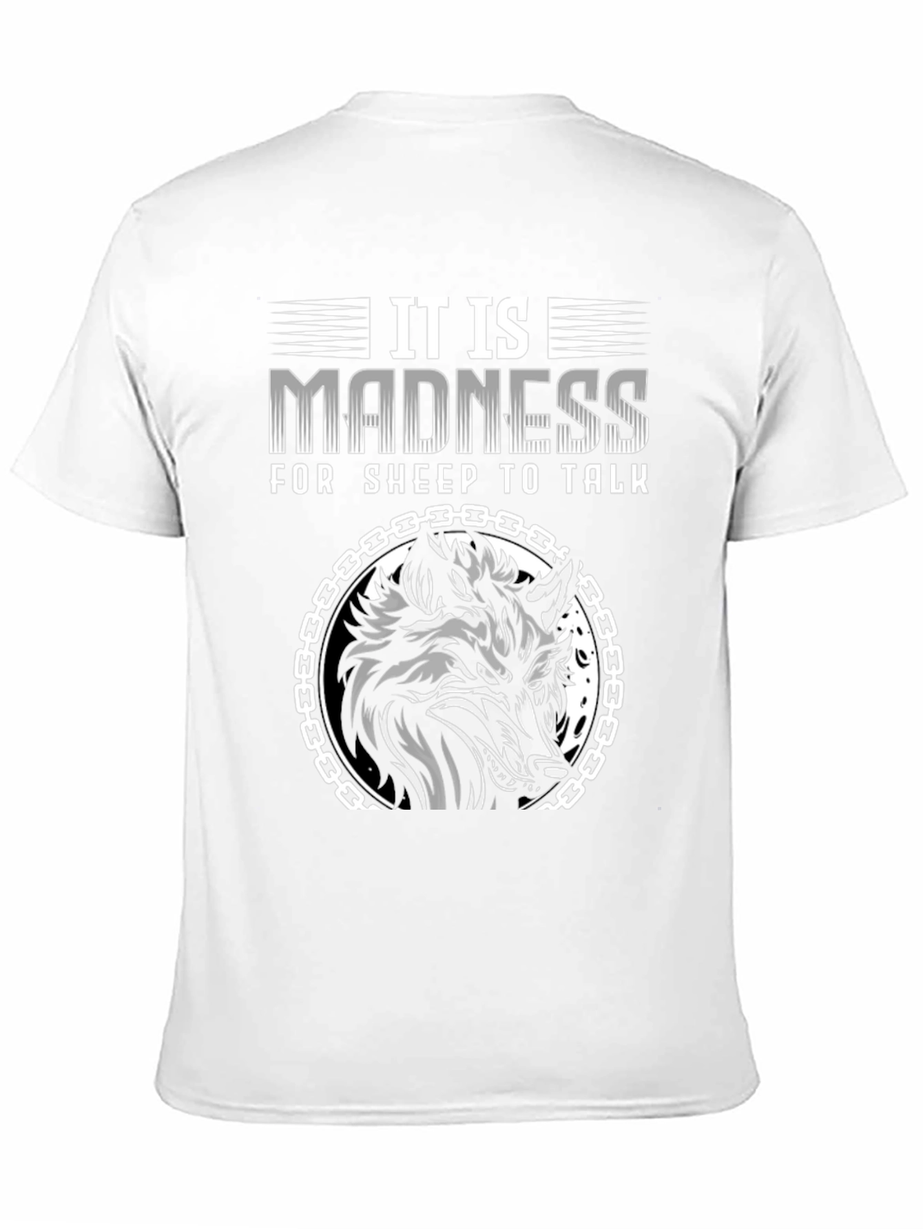 Black Wolf Madness Graphic Tee -  Unique Design view 11