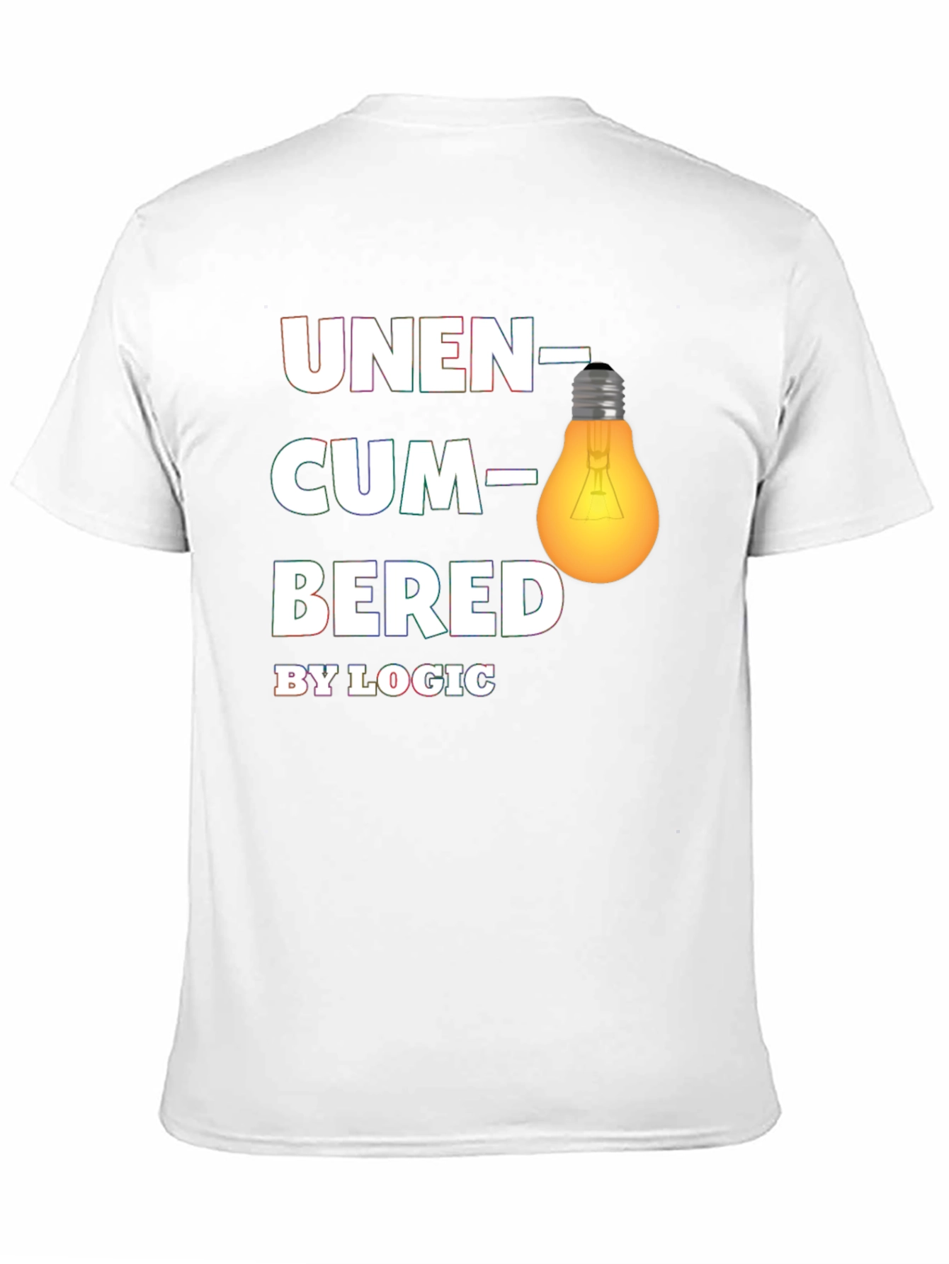 Black Unencumbered By Logic T-Shirt view 11