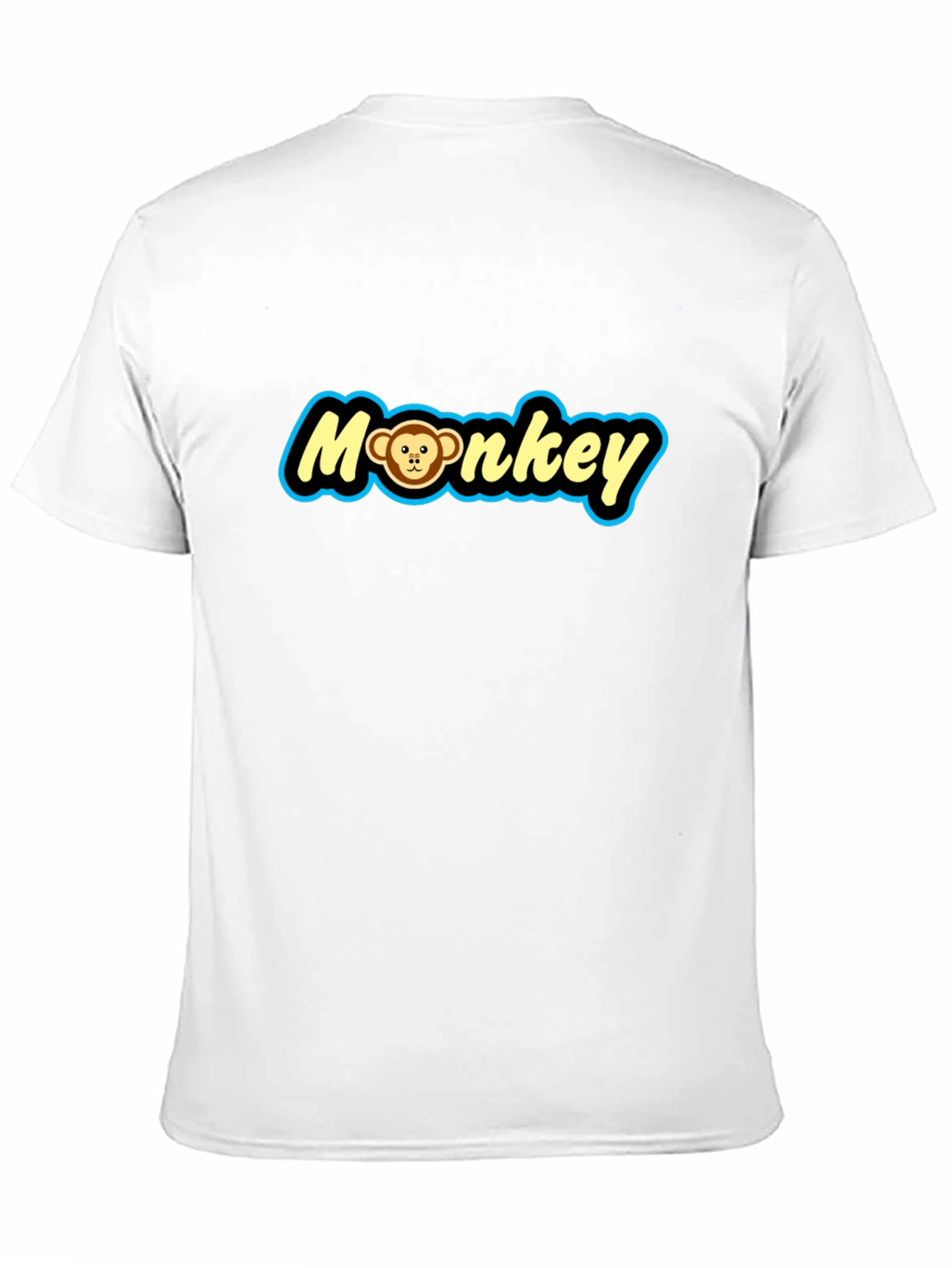 Black Monkey Graphic Tee - Novelty Print Crew Neck T-Shirt view 11