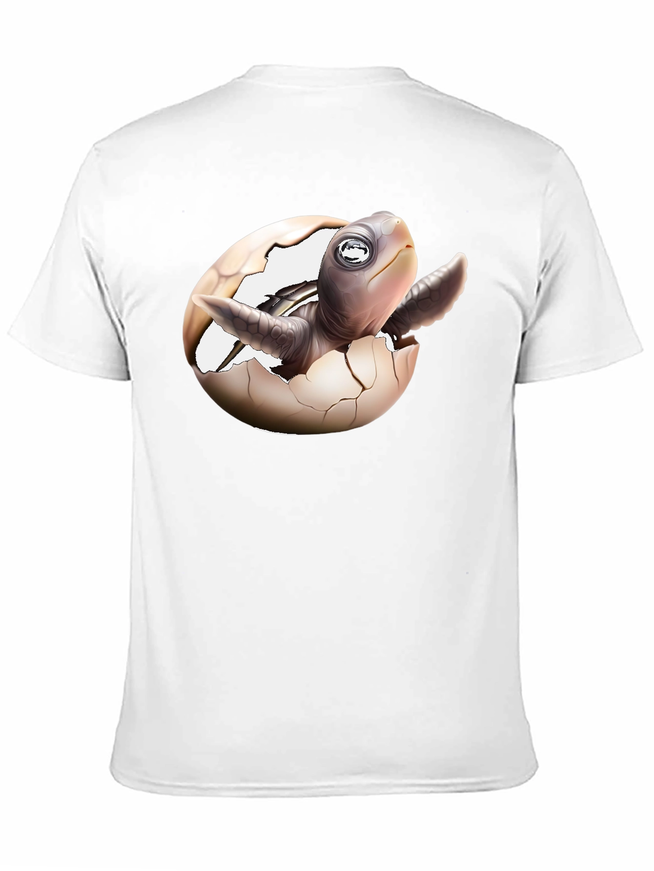 Black Turtle Hatchling T-Shirt - New Life Design view 11