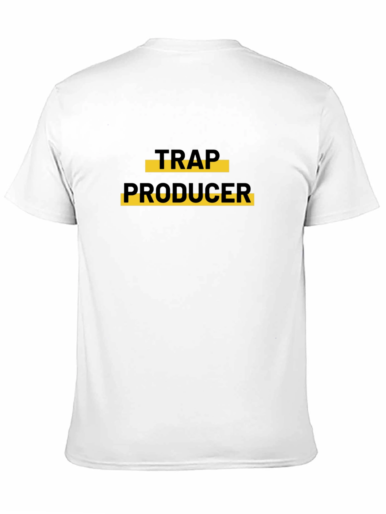 Black Trap Producer Graphic Tee - Black Cotton T-Shirt view 11
