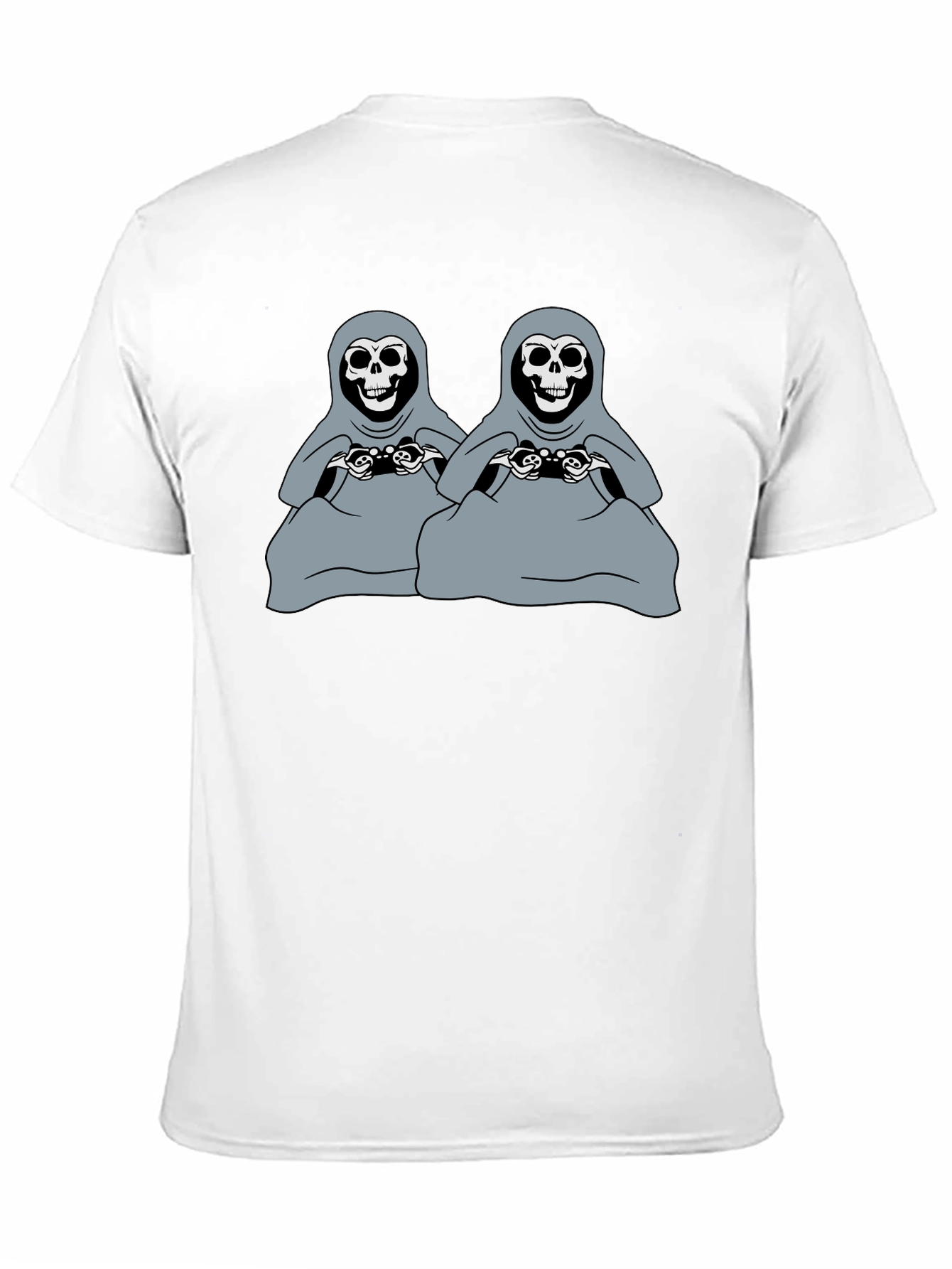 Black Gamer Grim Reapers Black T-Shirt view 11