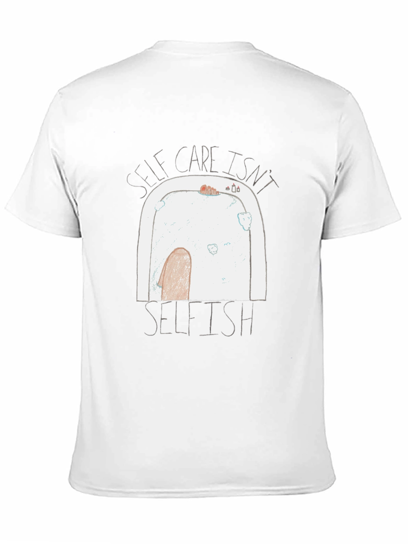 Black Self Care Isn't Selfish Graphic Tee view 11