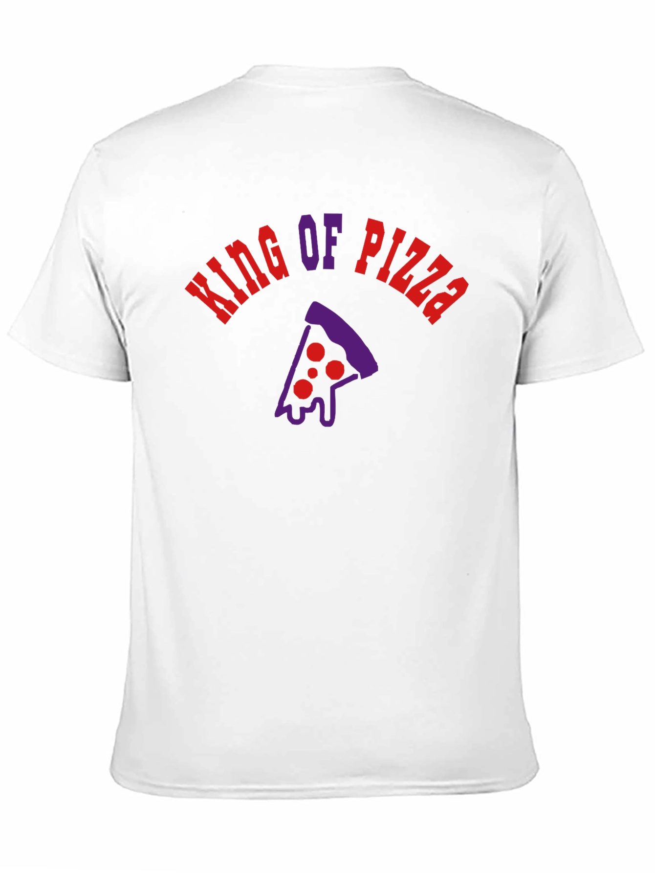 Black King of Pizza Black Graphic Tee - Foodie Fashion view 11