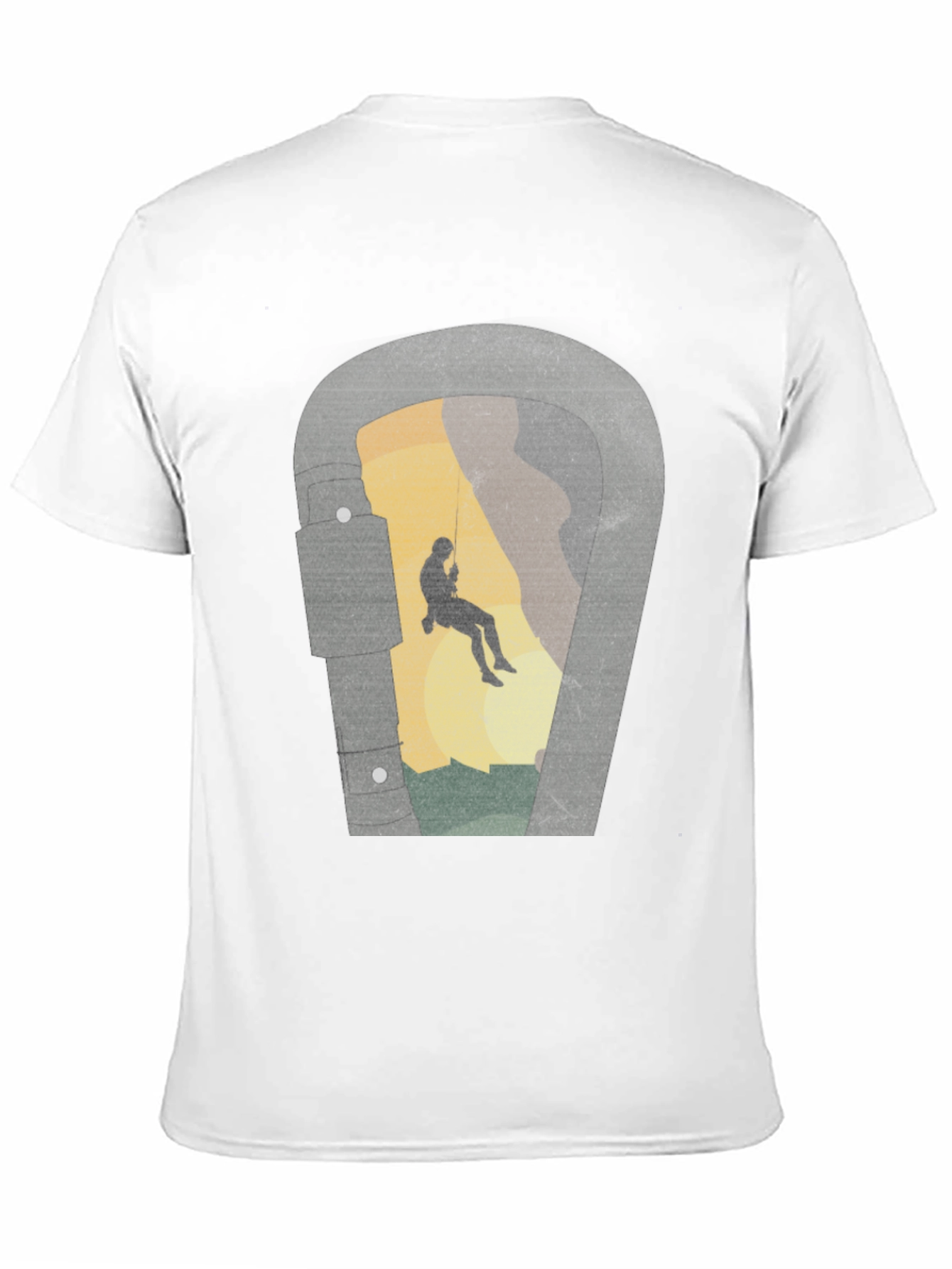 Black Climbing Carabiner Graphic Tee view 11